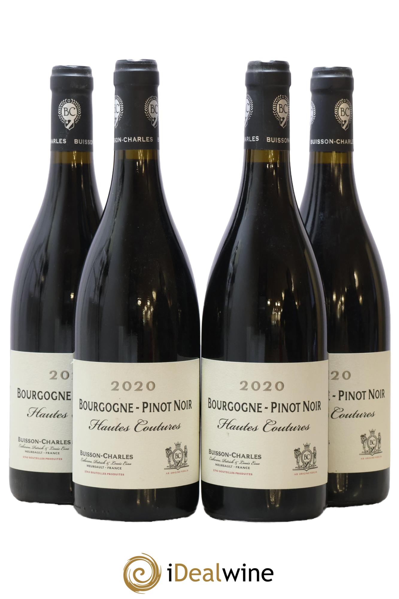 Bourgogne Hautes Coutures Buisson-Charles 2020 - Lot de 4 bouteilles - 0