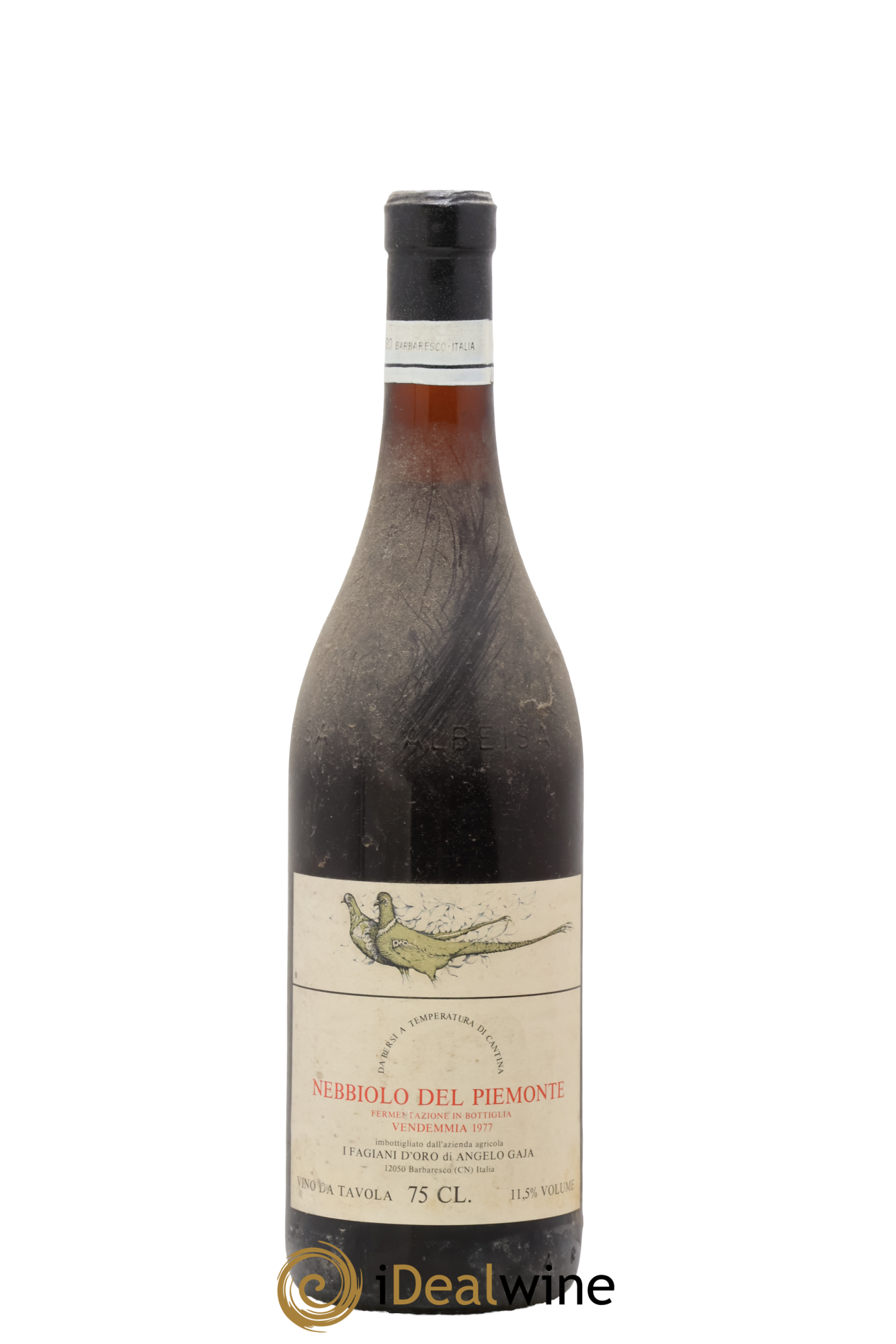 Nebbiolo del Piemonte Fagiani d'Oro Angelo Gaja 1977 - Lot of 1 bottle - 0
