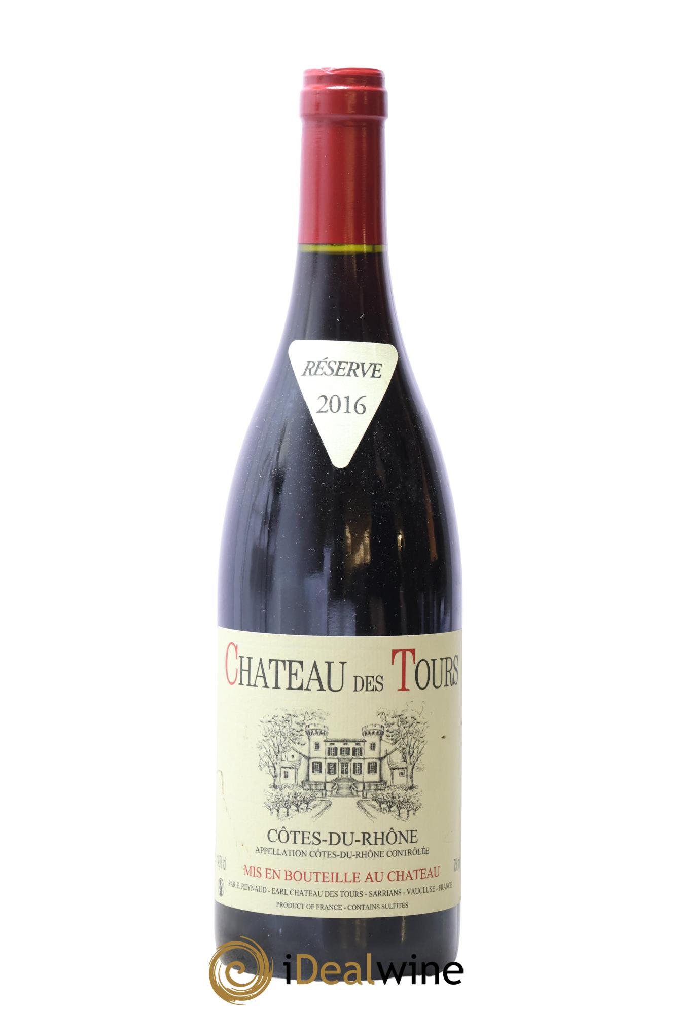 Côtes-du-Rhône Château des Tours Emmanuel Reynaud 2016 - Lot de 1 bouteille - 0