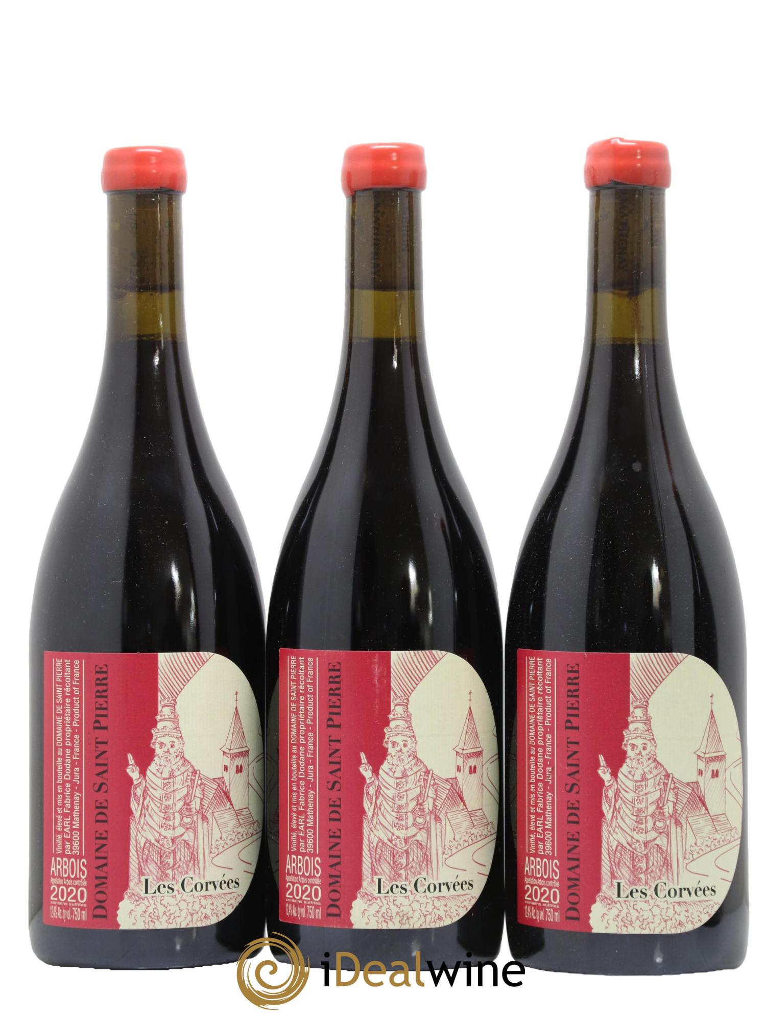 Arbois Les Corvées Saint-Pierre (Domaine) Fabrice Dodane 2020 - Lot de 3 bouteilles - 0