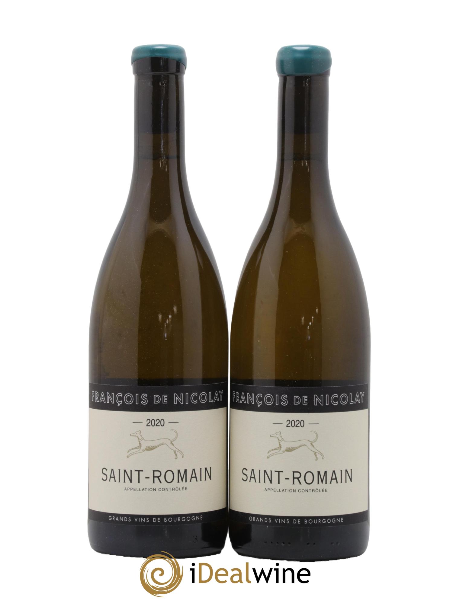 Saint-Romain Domaine Francois de Nicolay 2020 - Lot de 2 bouteilles - 0