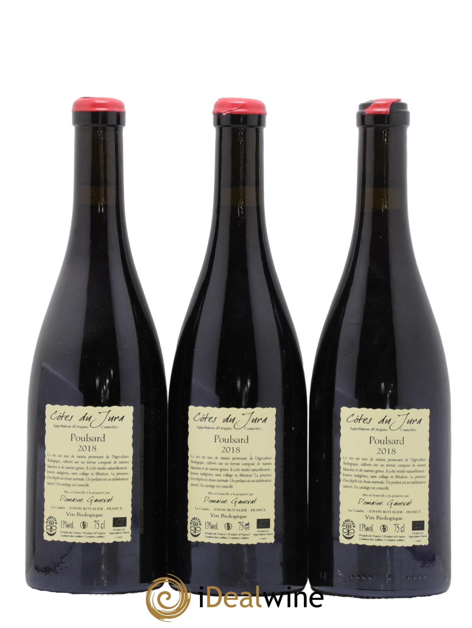 Côtes du Jura Cuvée de l'Enfant Terrible Jean-François Ganevat (Domaine) 2018 - Lot de 3 bouteilles - 1