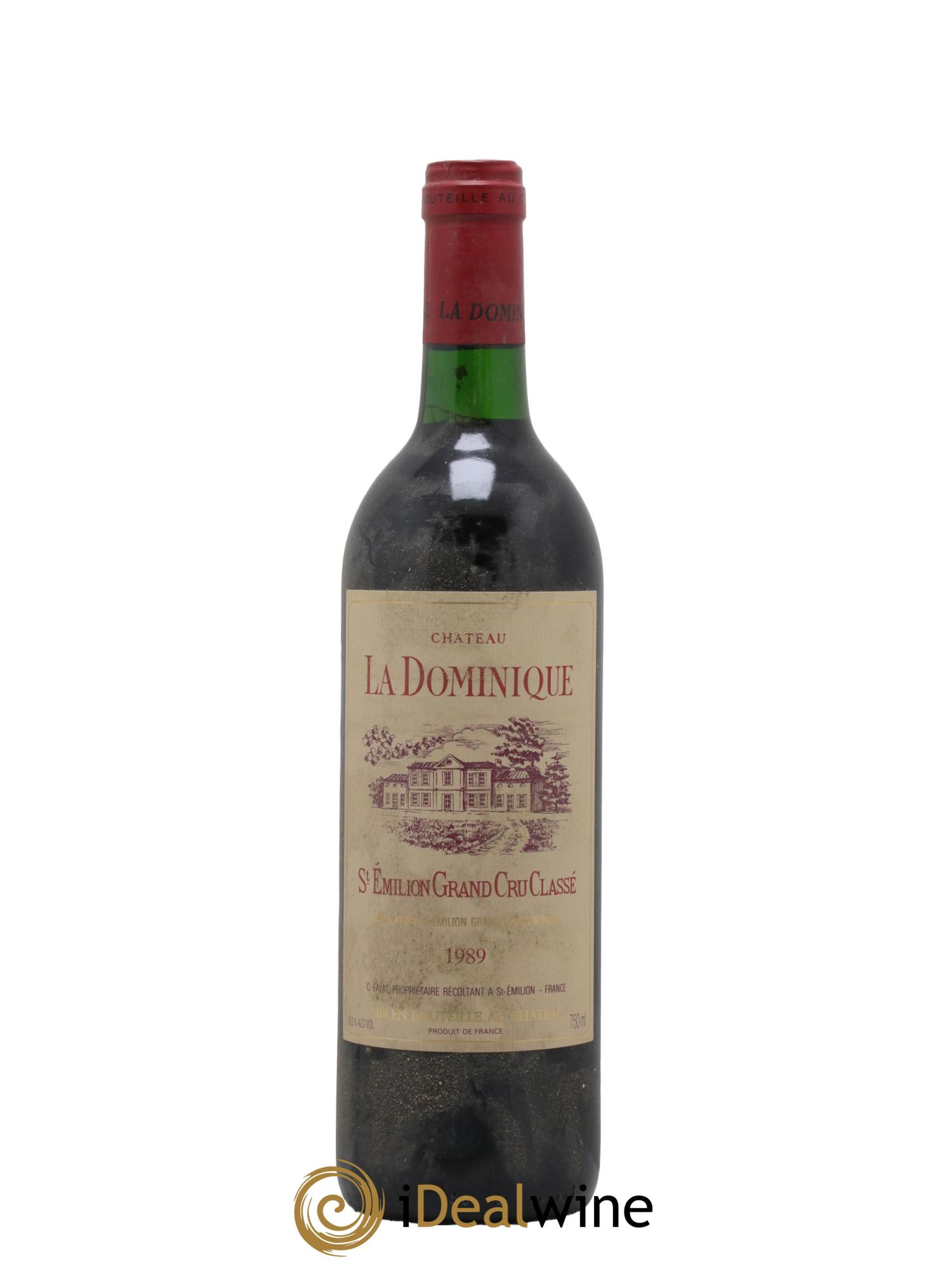 Château la Dominique Grand Cru Classé 1989 - Lot de 1 bouteille - 0