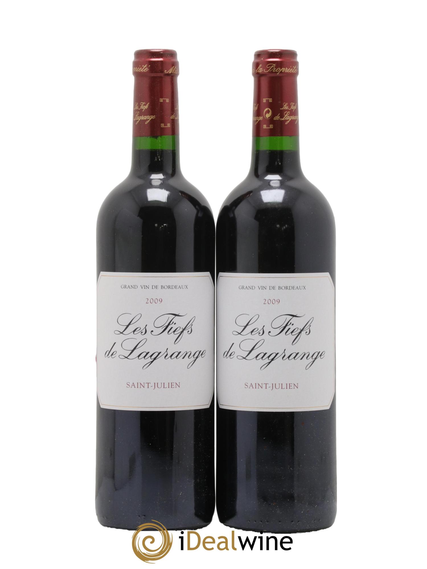 Les Fiefs de Lagrange Second Vin 2009 - Posten von 2 Flaschen - 0