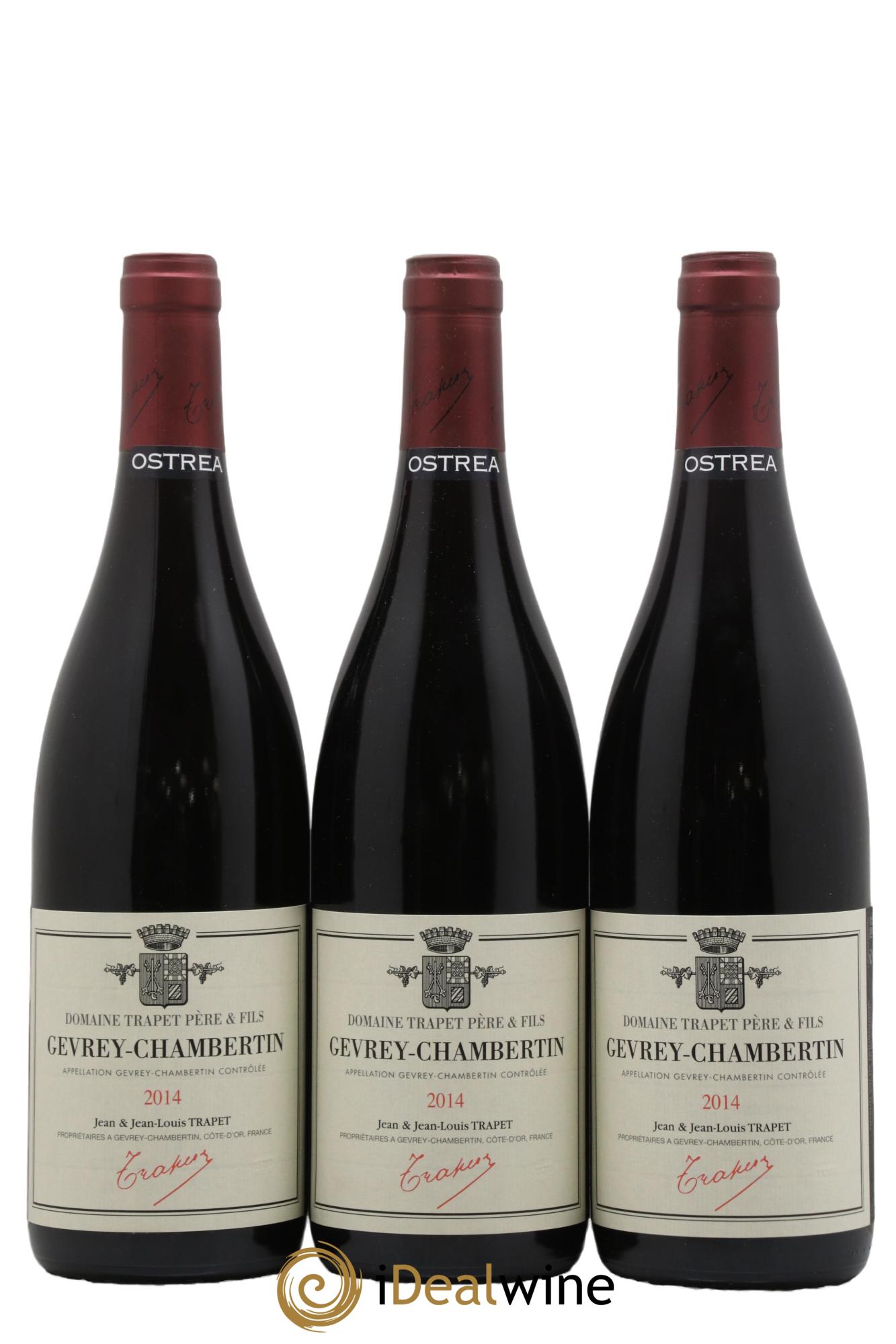 Gevrey-Chambertin Ostrea Domaine Trapet 2014 - Lotto di 3 bottiglie - 0