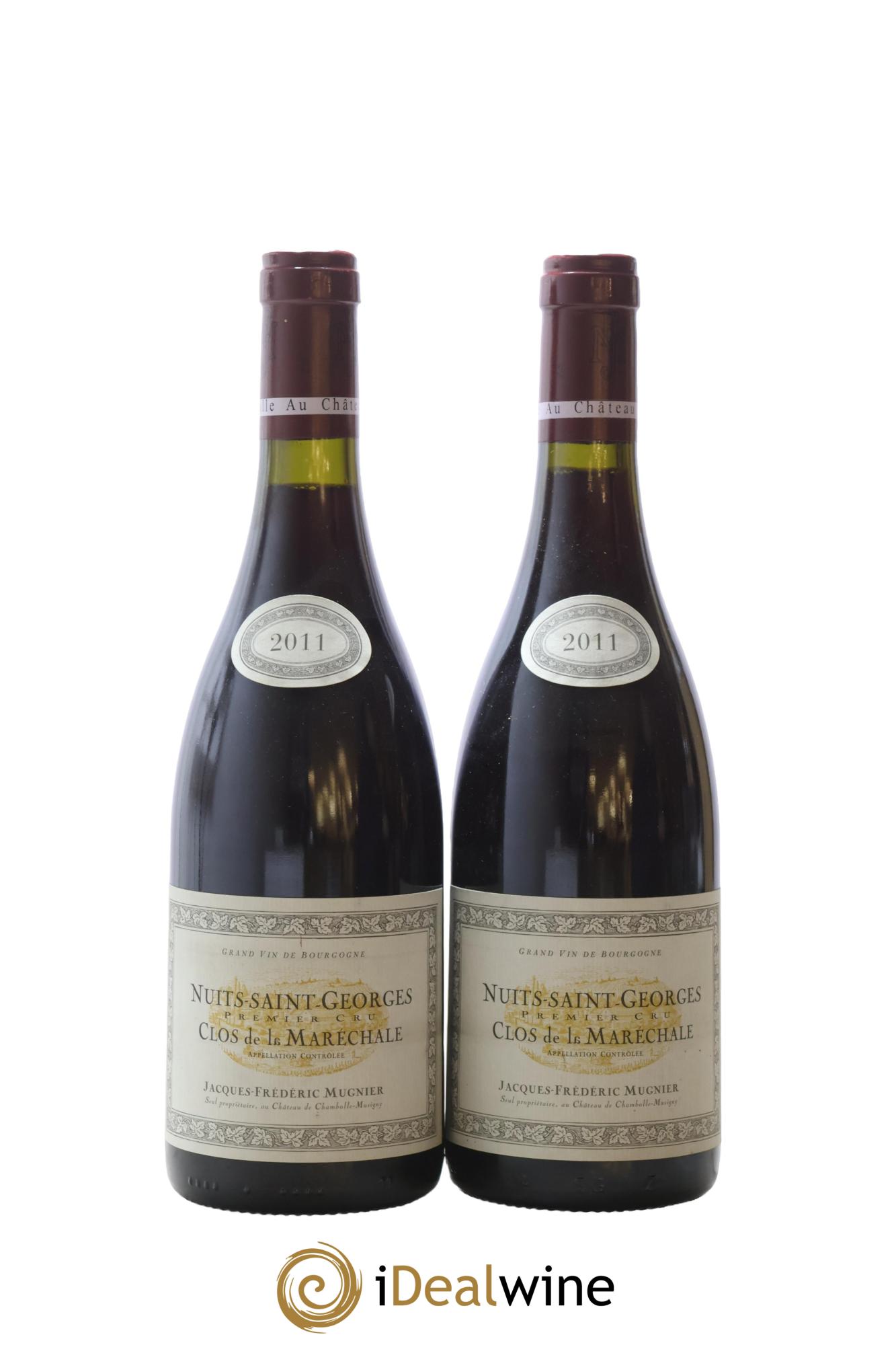 Nuits-Saint-Georges 1er Cru Clos de La Maréchale Jacques-Frédéric Mugnier 2011 - Lot de 2 bouteilles - 0