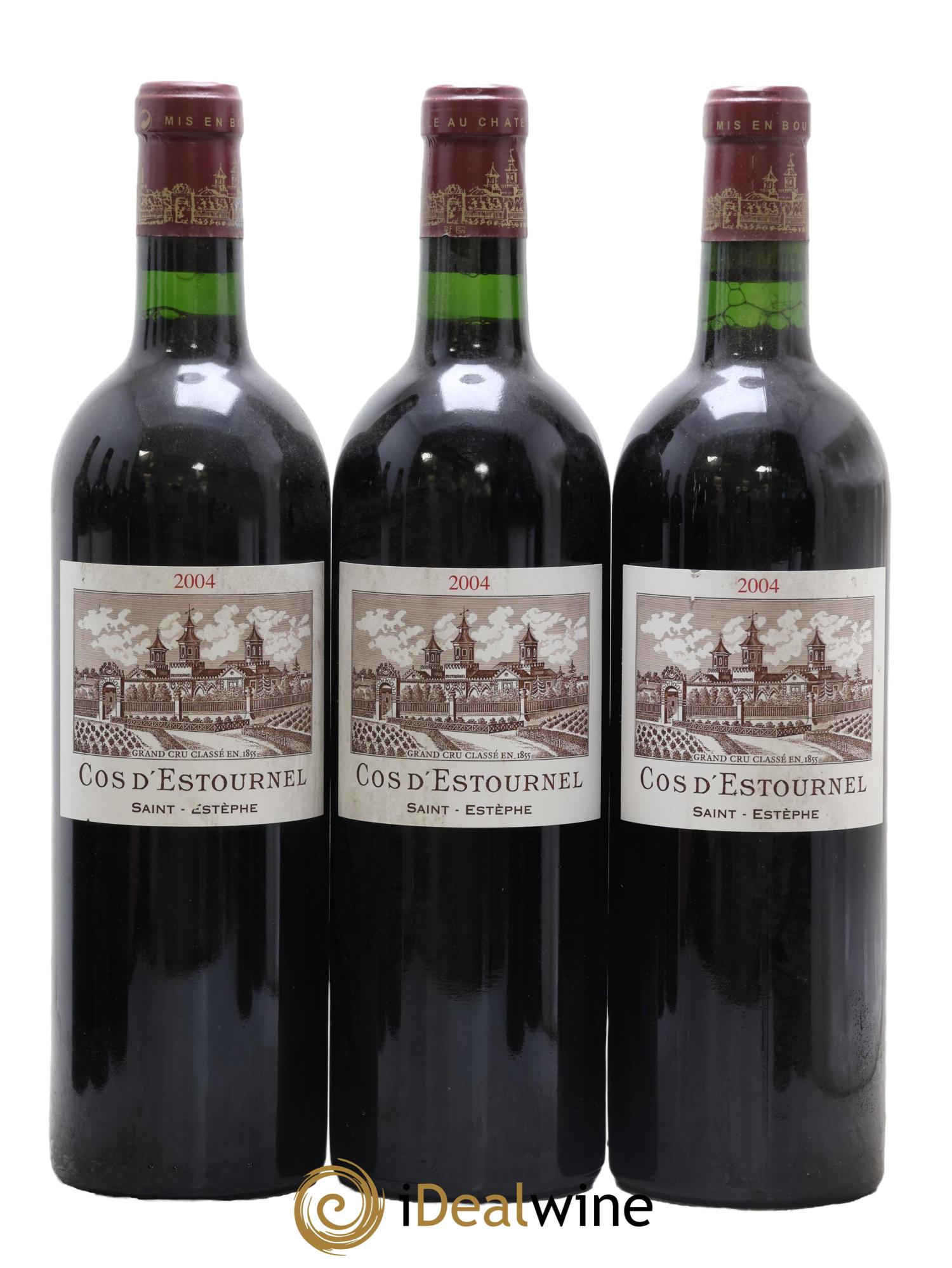 Cos d'Estournel 2ème Grand Cru Classé 2004 - Lot de 3 bouteilles - 0