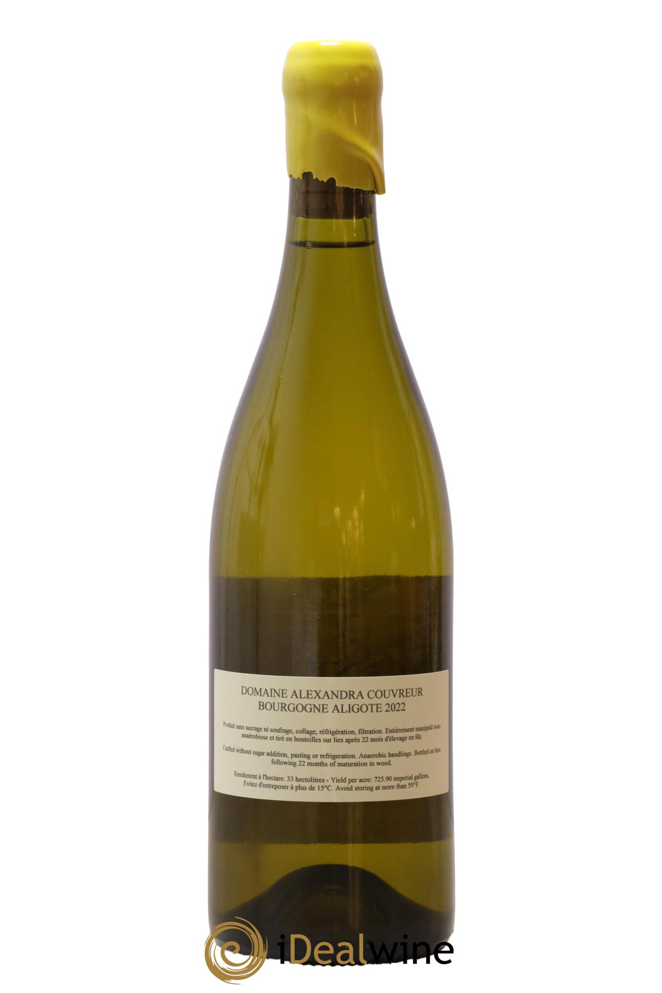 Bourgogne Aligoté Alexandra Couvreur 2022 - Lot of 1 bottle - 1