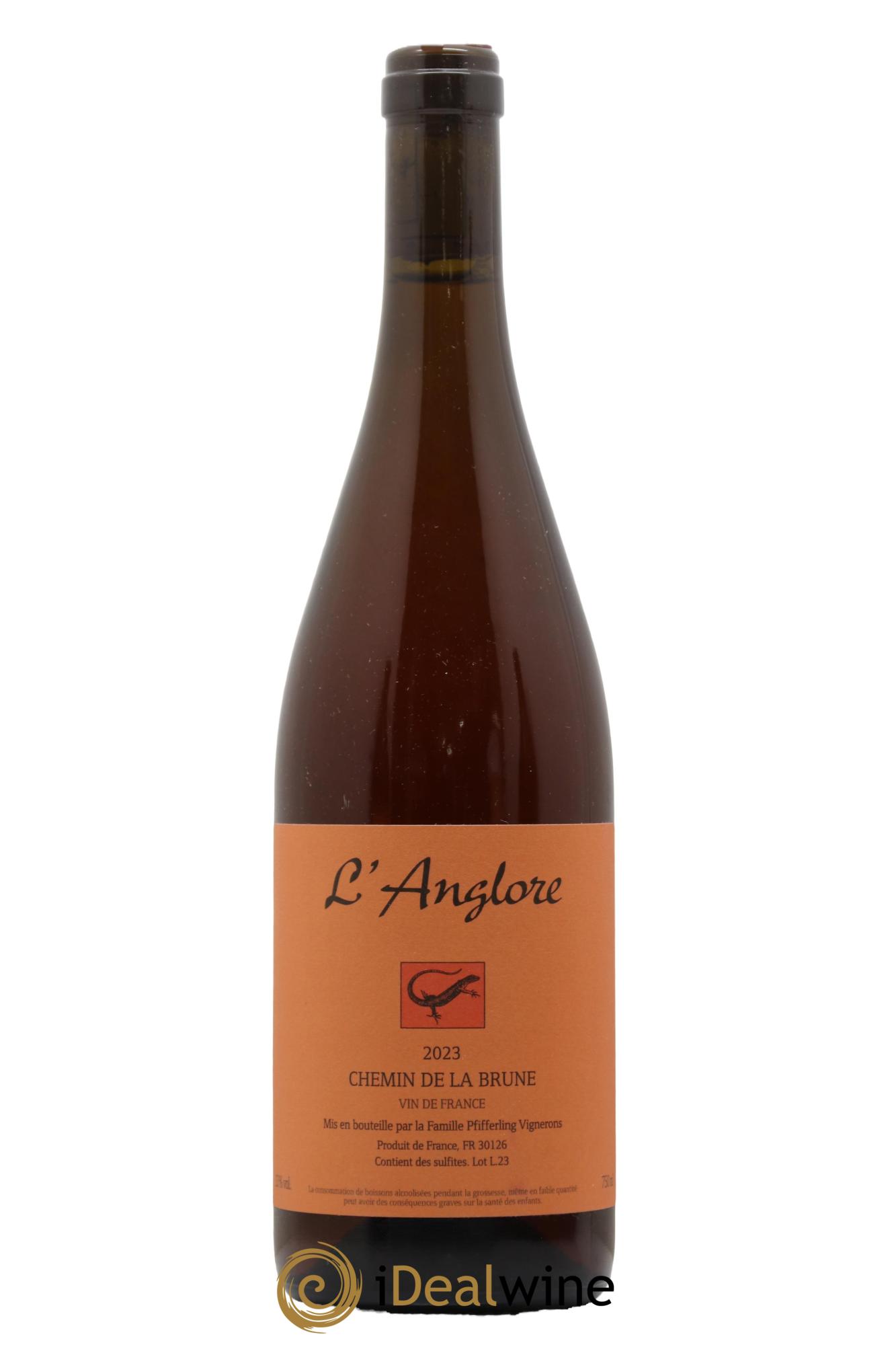 Vin de France Chemin de la Brune L Anglore 2023 - Lot de 1 bouteille - 0