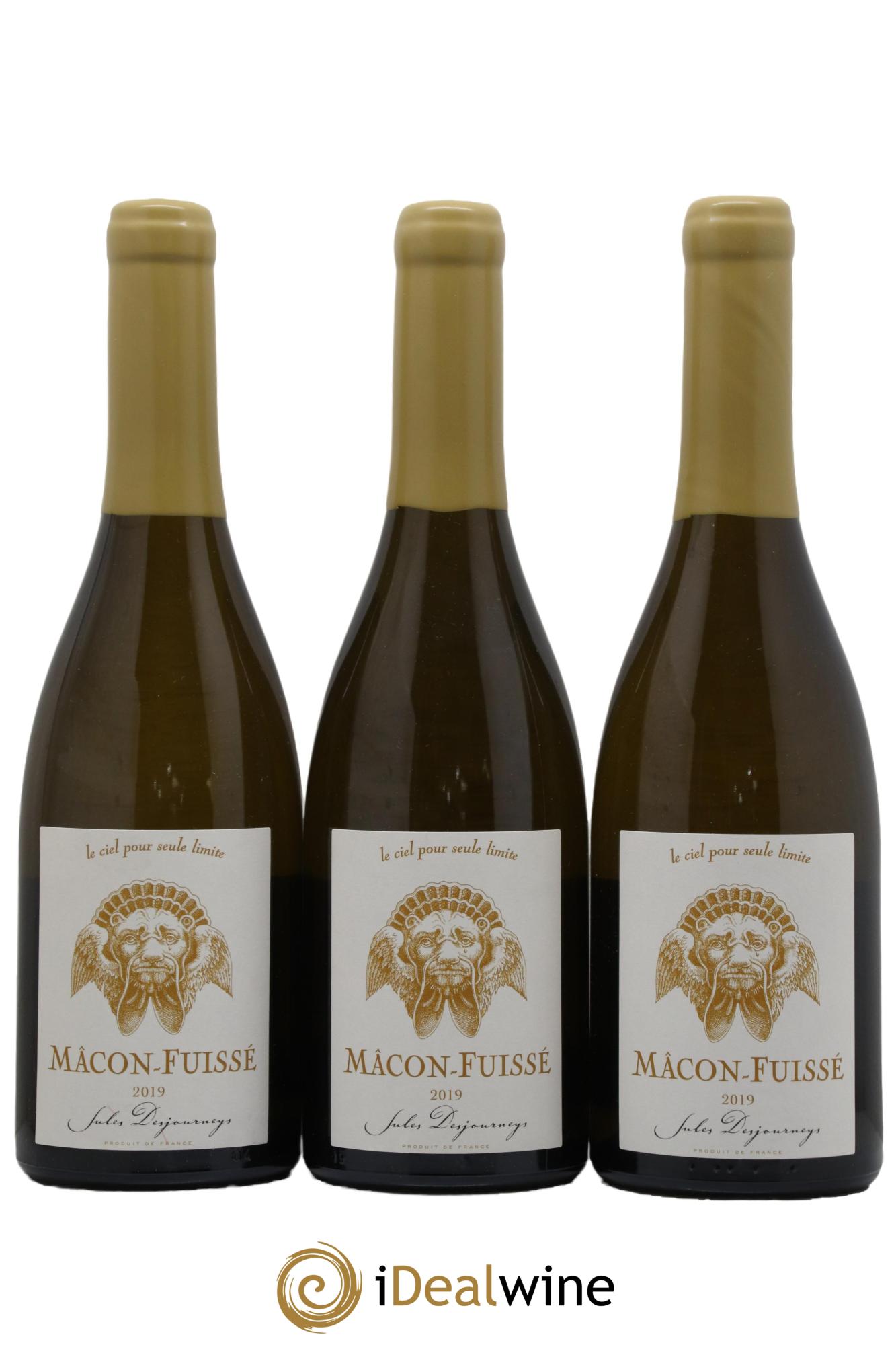 Mâcon-Fuissé Bois de la Croix Jules Desjourneys 2019 - Lot de 3 bouteilles - 0