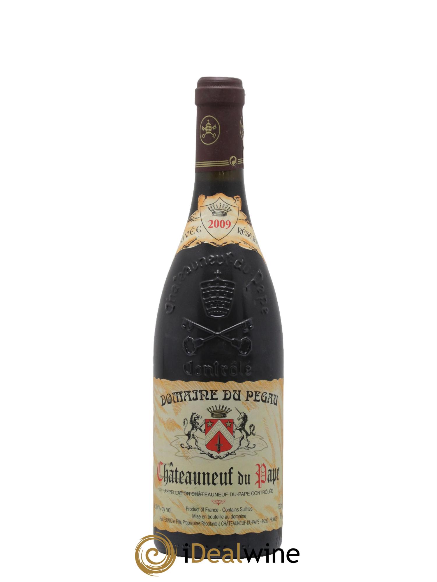 Châteauneuf-du-Pape Domaine du Pégau Cuvée Réservée Paul et Laurence Féraud 2009 - Lot de 1 bouteille - 0