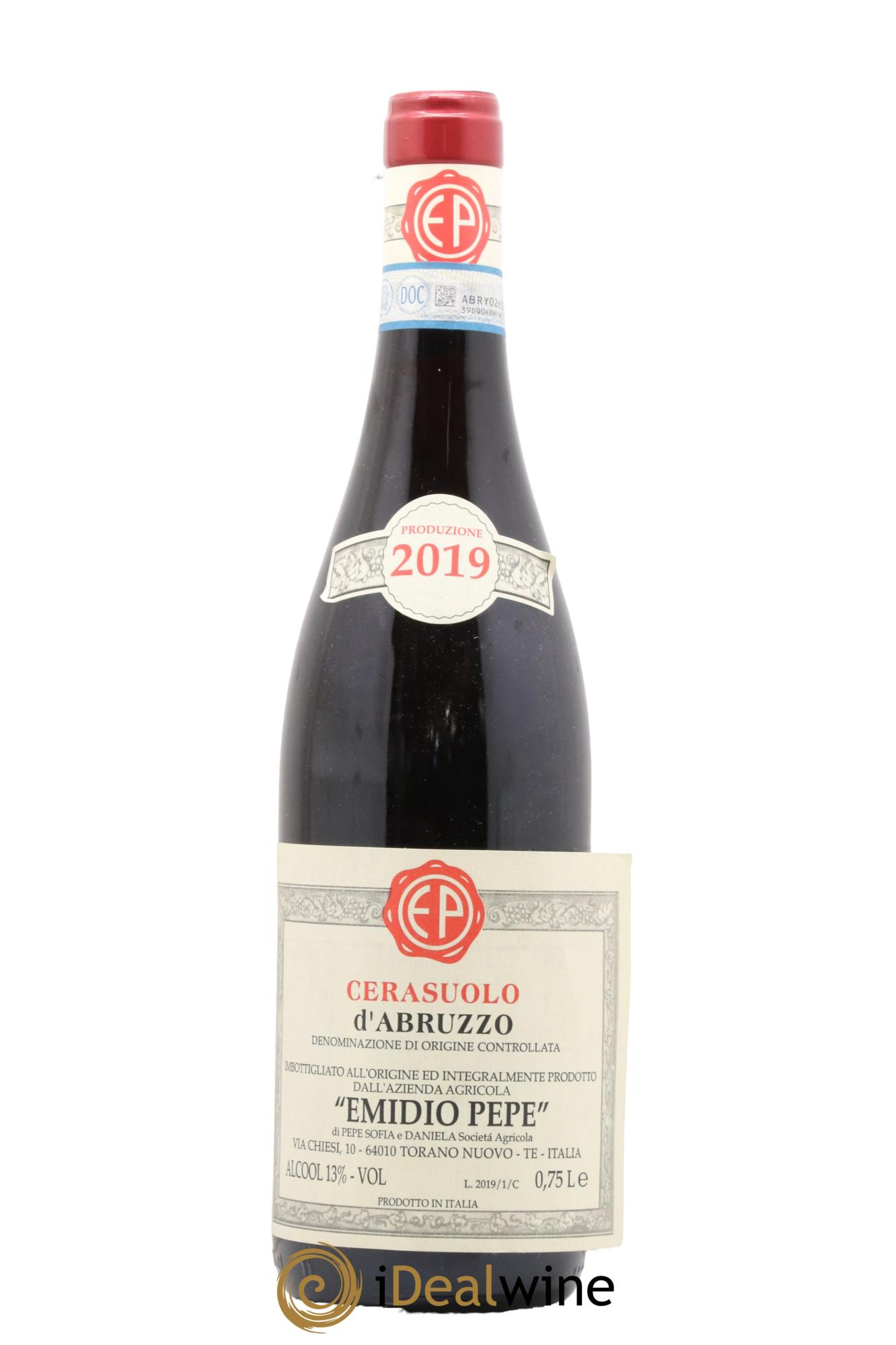 Italie Cerasuolo d'Abruzzo Emidio Pepe 2019 - Lot de 1 bouteille - 0