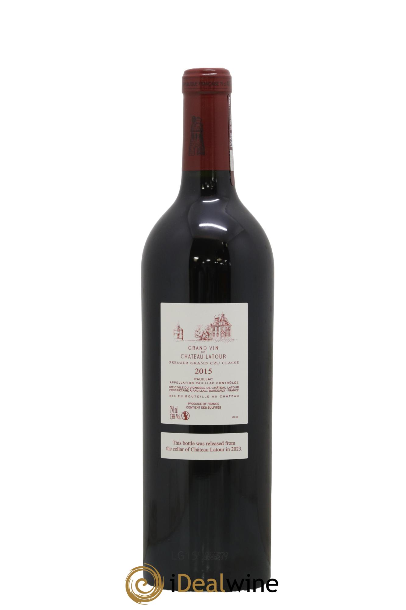 Château Latour 1er Grand Cru Classé 2015 - Lotto di 1 bottiglia - 2