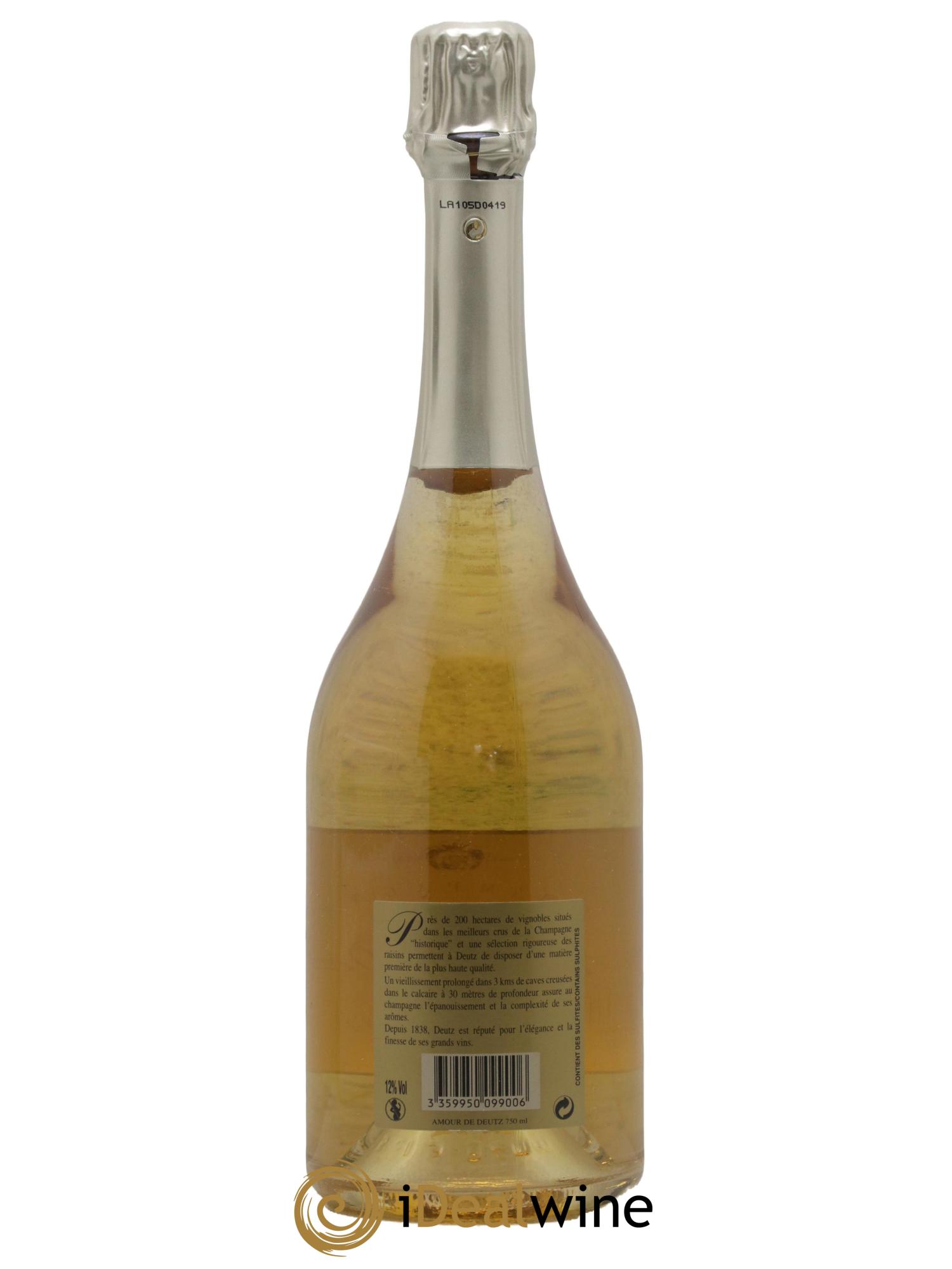 Amour de Deutz Brut Deutz 1999 - Lotto di 1 bottiglia - 1