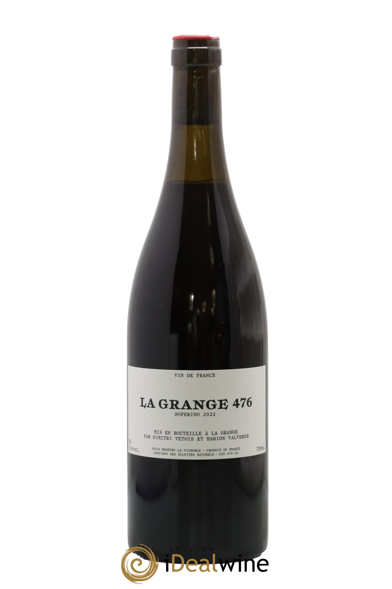 Vin de France Soferino La Grange 476 2022 - Lot de 1 bouteille - 1