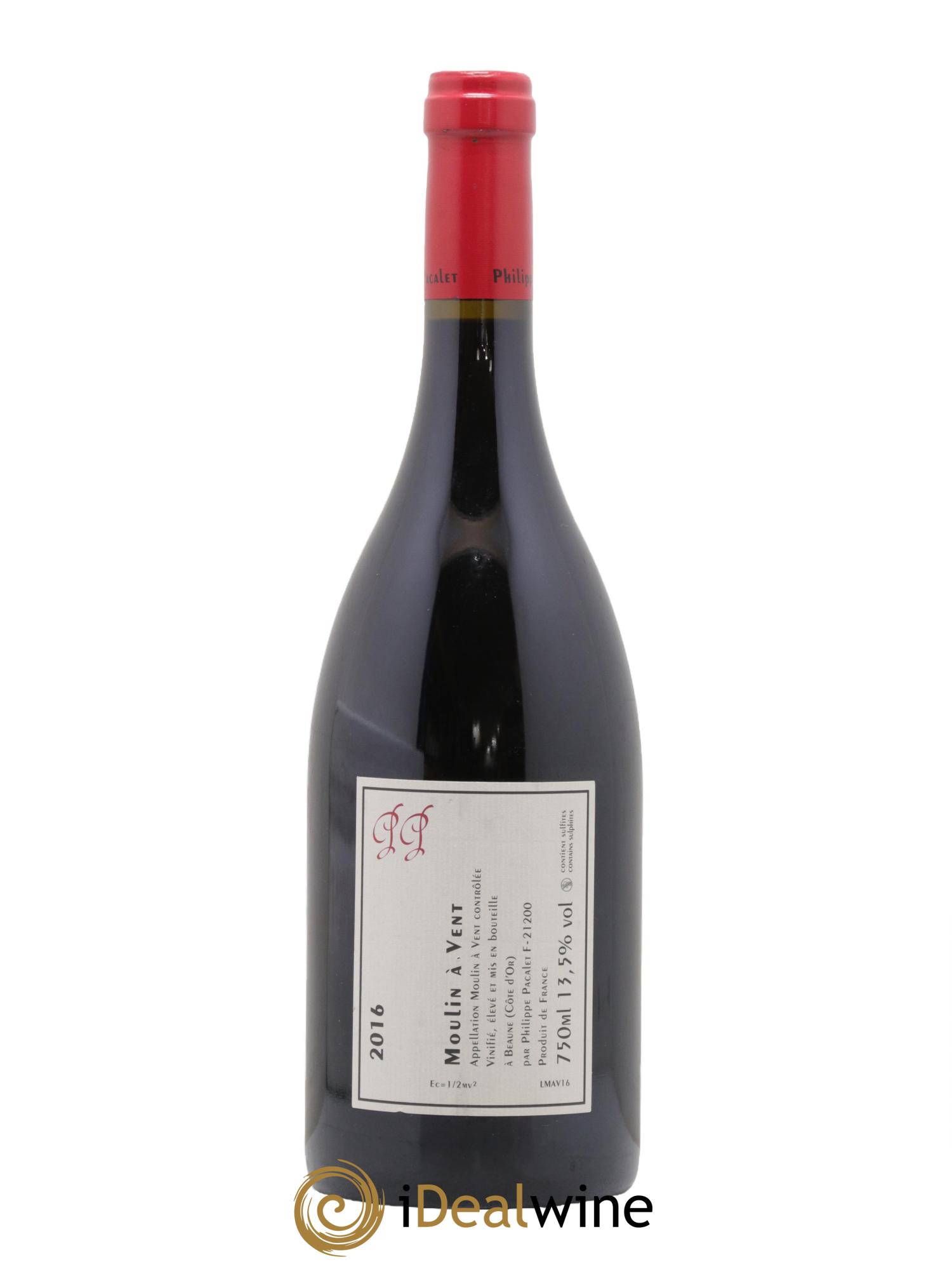 Moulin-à-Vent Philippe Pacalet 2016 - Lot de 1 bouteille - 1