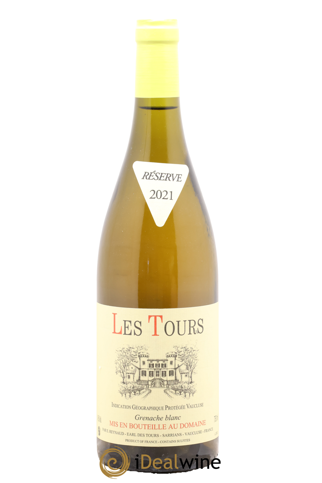 Vaucluse (Vin de Pays de Vaucluse) Domaine des Tours Emmanuel Reynaud 2021 - Lot de 1 bouteille - 0