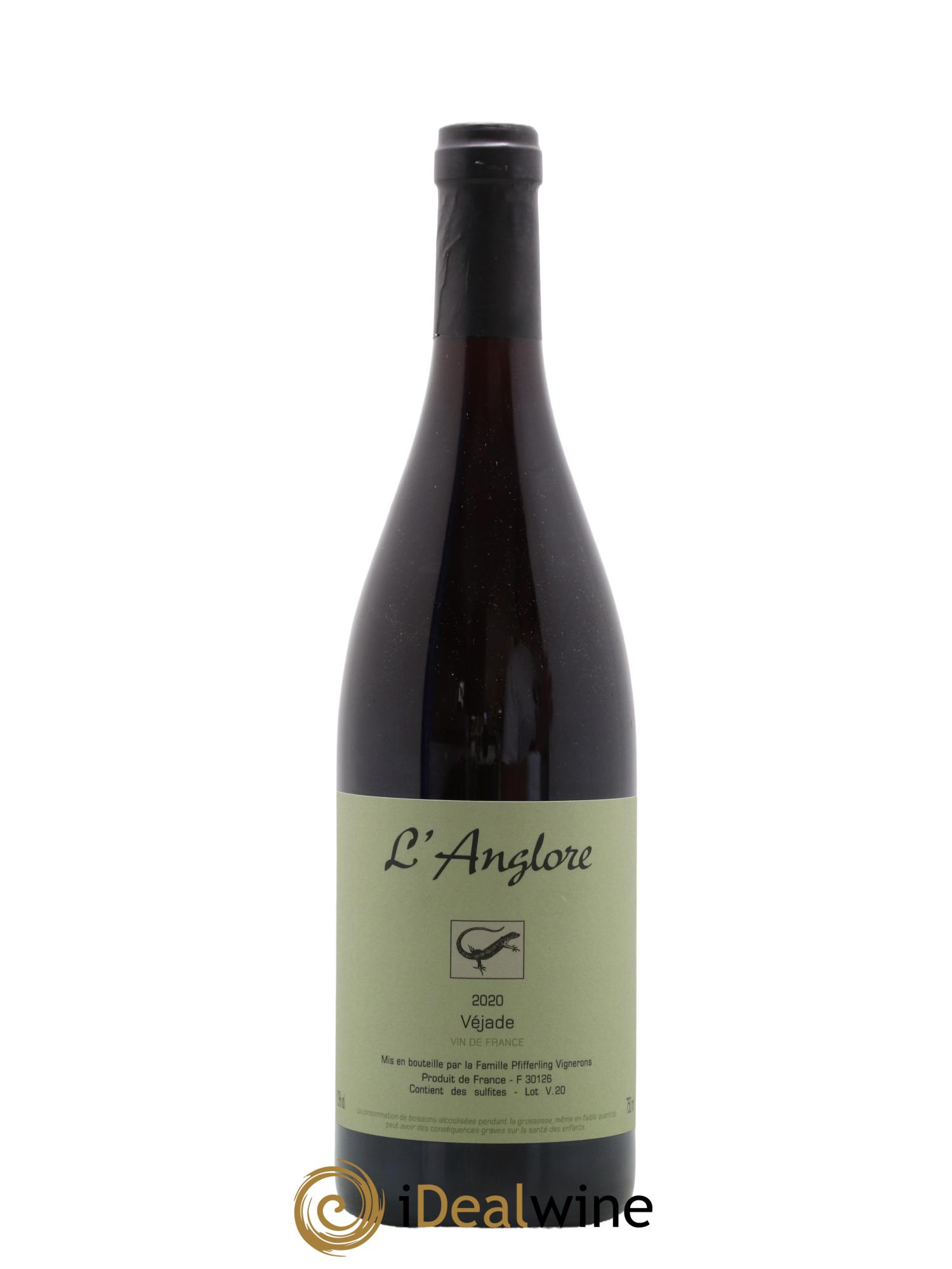 Vin de France Véjade L'Anglore 2020 - Lot de 1 bouteille - 0