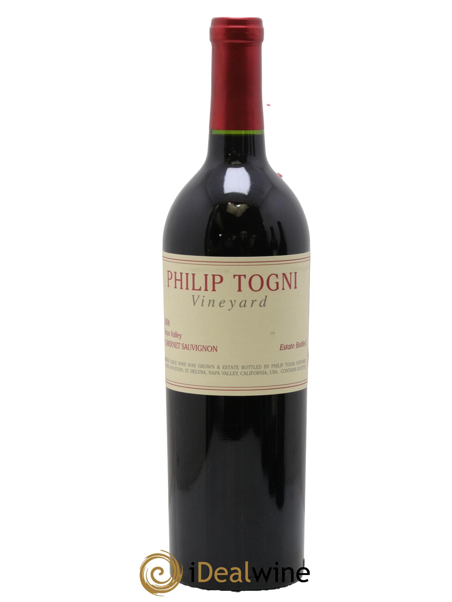 Napa Valley Philip Togni Cabernet Sauvignon 2006 - Lot de 1 bouteille - 0