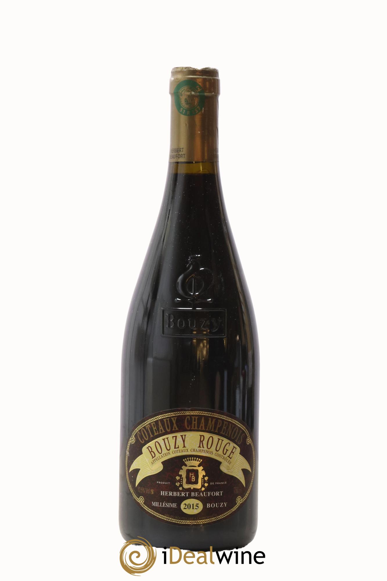 Coteaux Champenois Bouzy Rouge Herbert Beaufort 2015 - Posten von 1 Flasche - 0