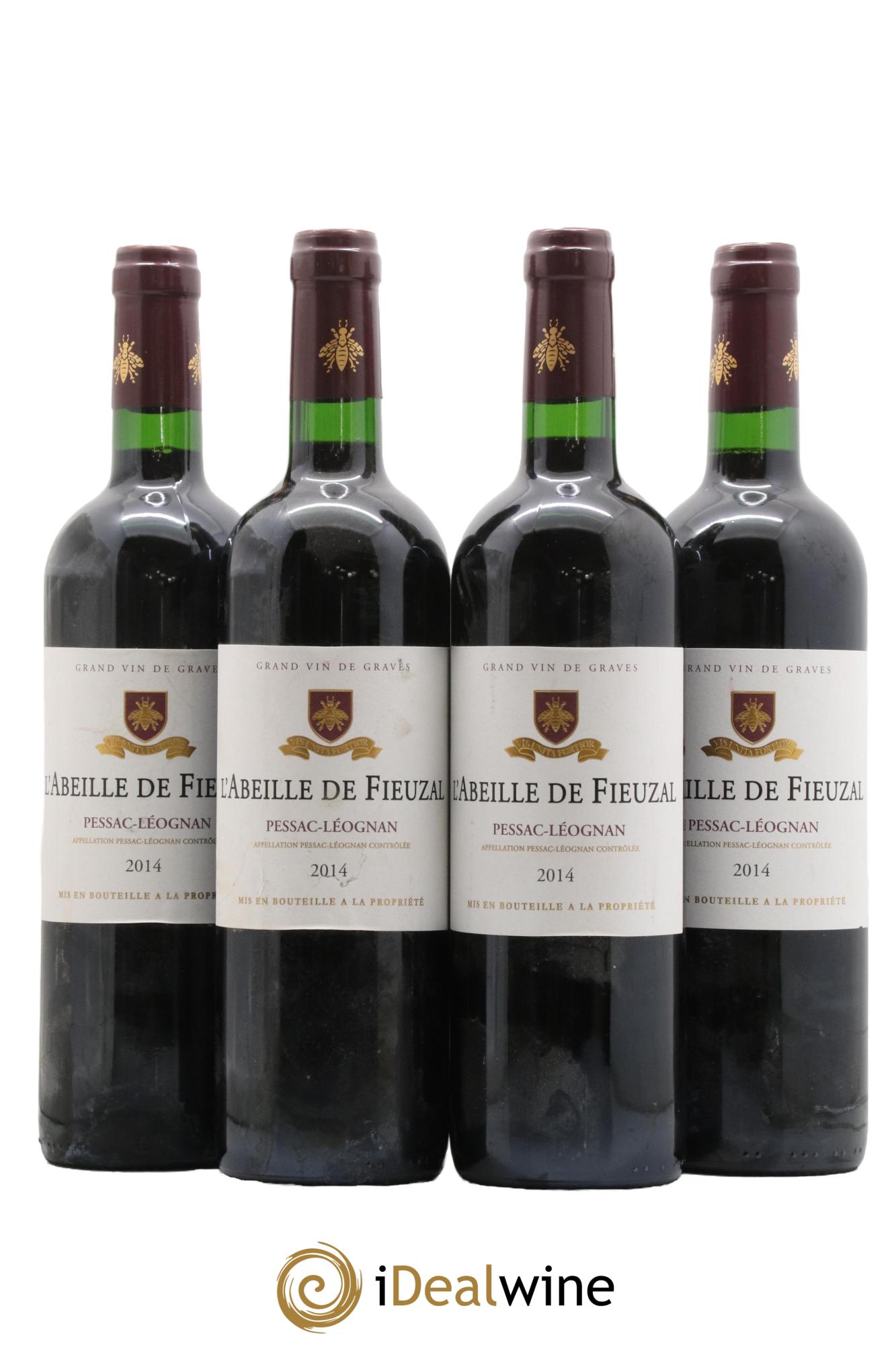 Abeille de Fieuzal 2014 - Lot de 4 bouteilles - 0