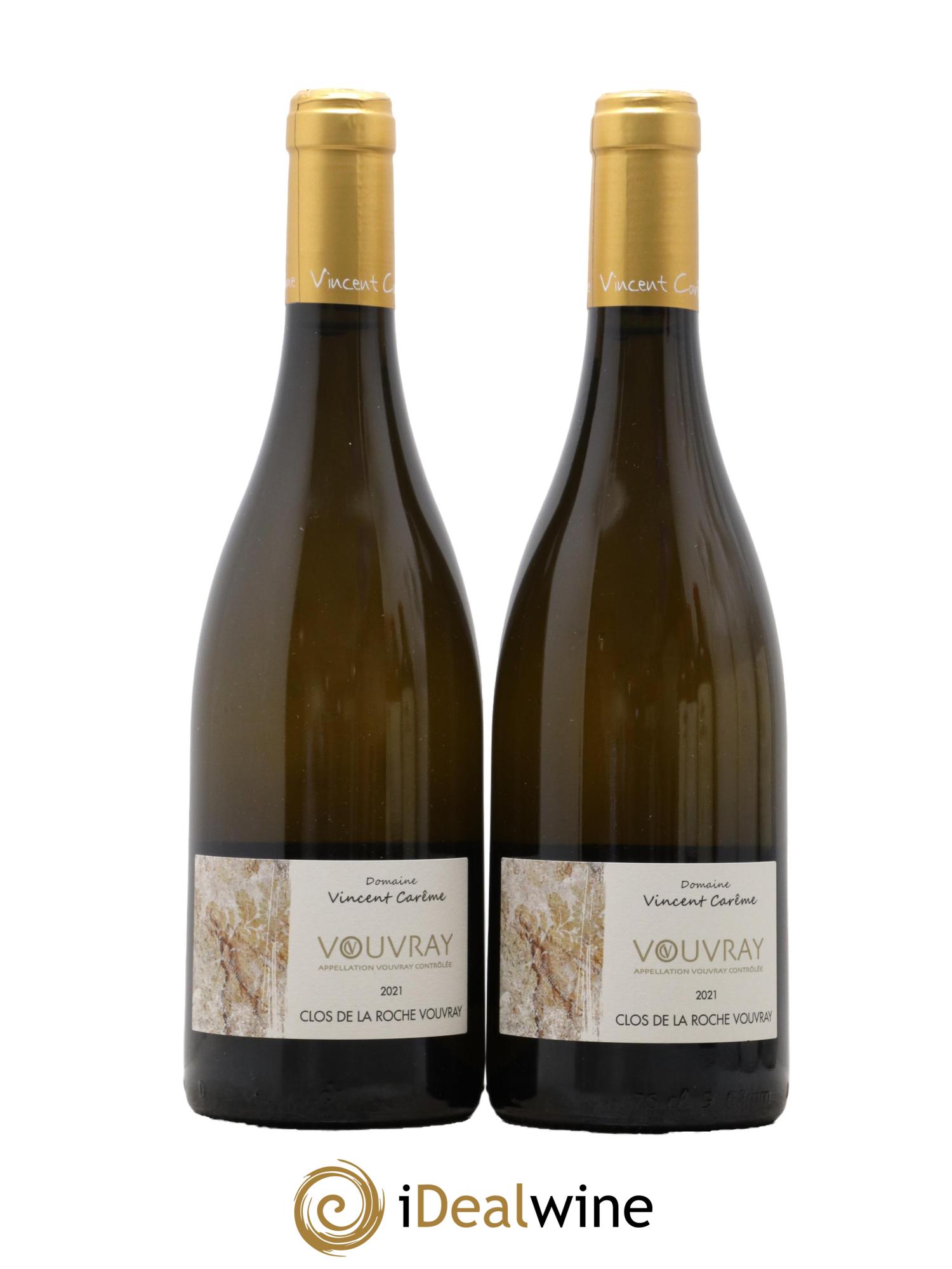 Vouvray Sec Clos de La Roche Vouvray Vincent Carême (Domaine) 2021 - Lot de 2 bouteilles - 0