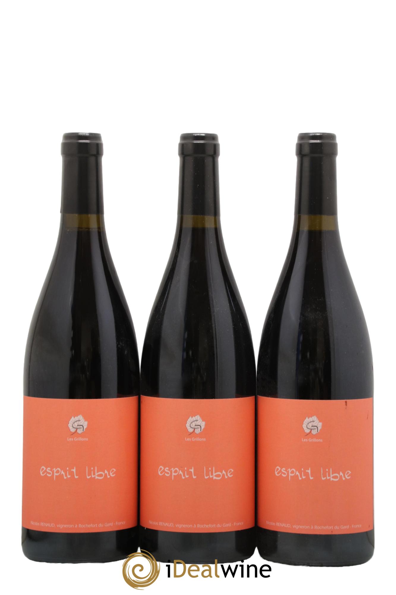 Vin de France Esprit Libre Clos des Grillons 2020 - Lotto di 3 bottiglie - 0