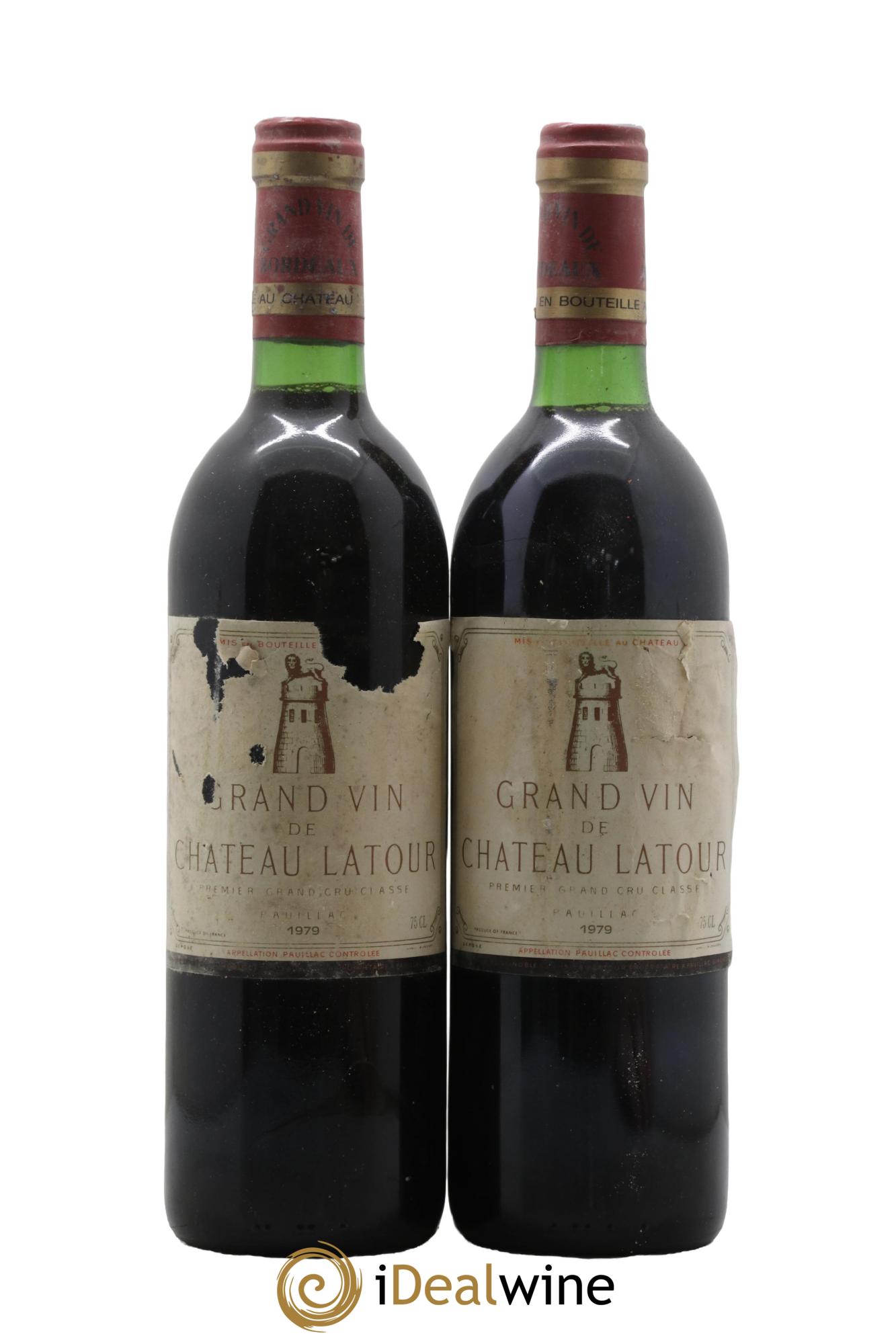 Château Latour 1er Grand Cru Classé 1979 - Posten von 2 Flaschen - 0