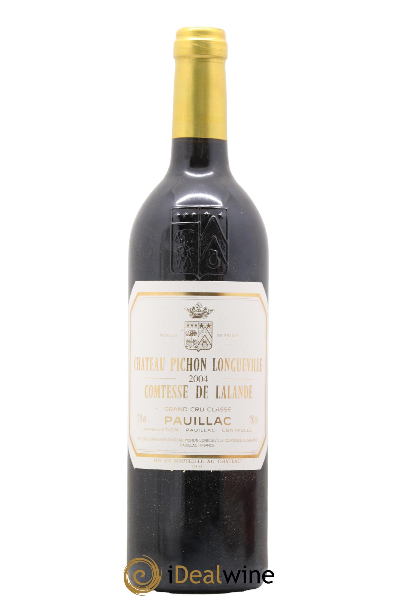 Château Pichon Longueville Comtesse de Lalande 2ème Grand Cru Classé 2004 - Lot de 1 bouteille - 0