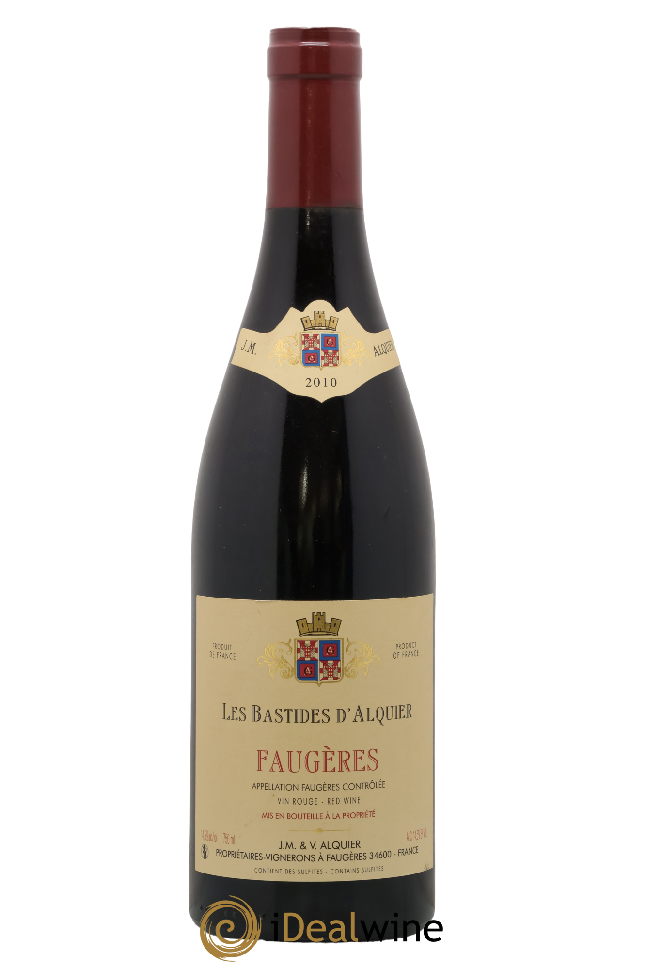 Faugères Domaine Jean-Michel Alquier Les Bastides d'Alquier 2010 - Lot de 1 bouteille - 0