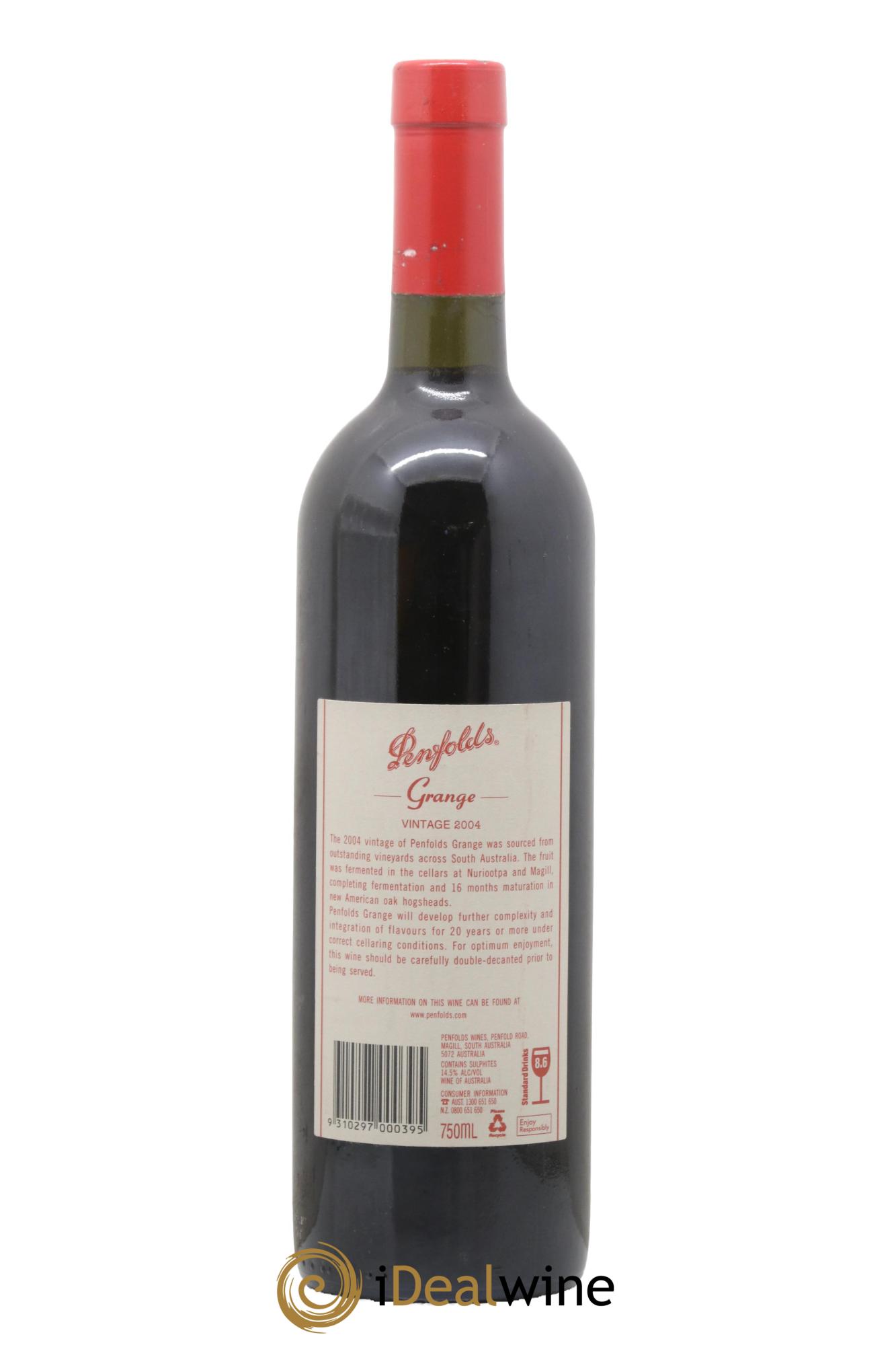 South Australia Penfolds Wines Grange Bin 95 2004 - Lot of 1 bottle - 1