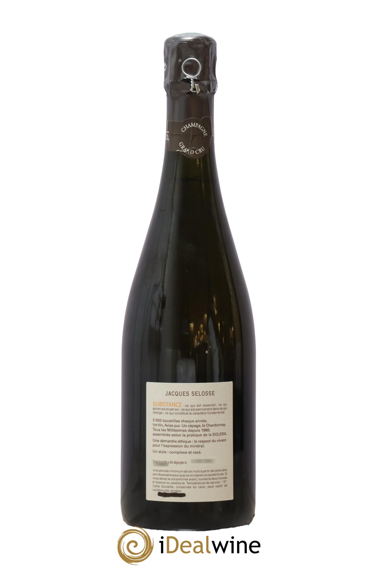 Substance Jacques Selosse - Lot de 1 bouteille - 1