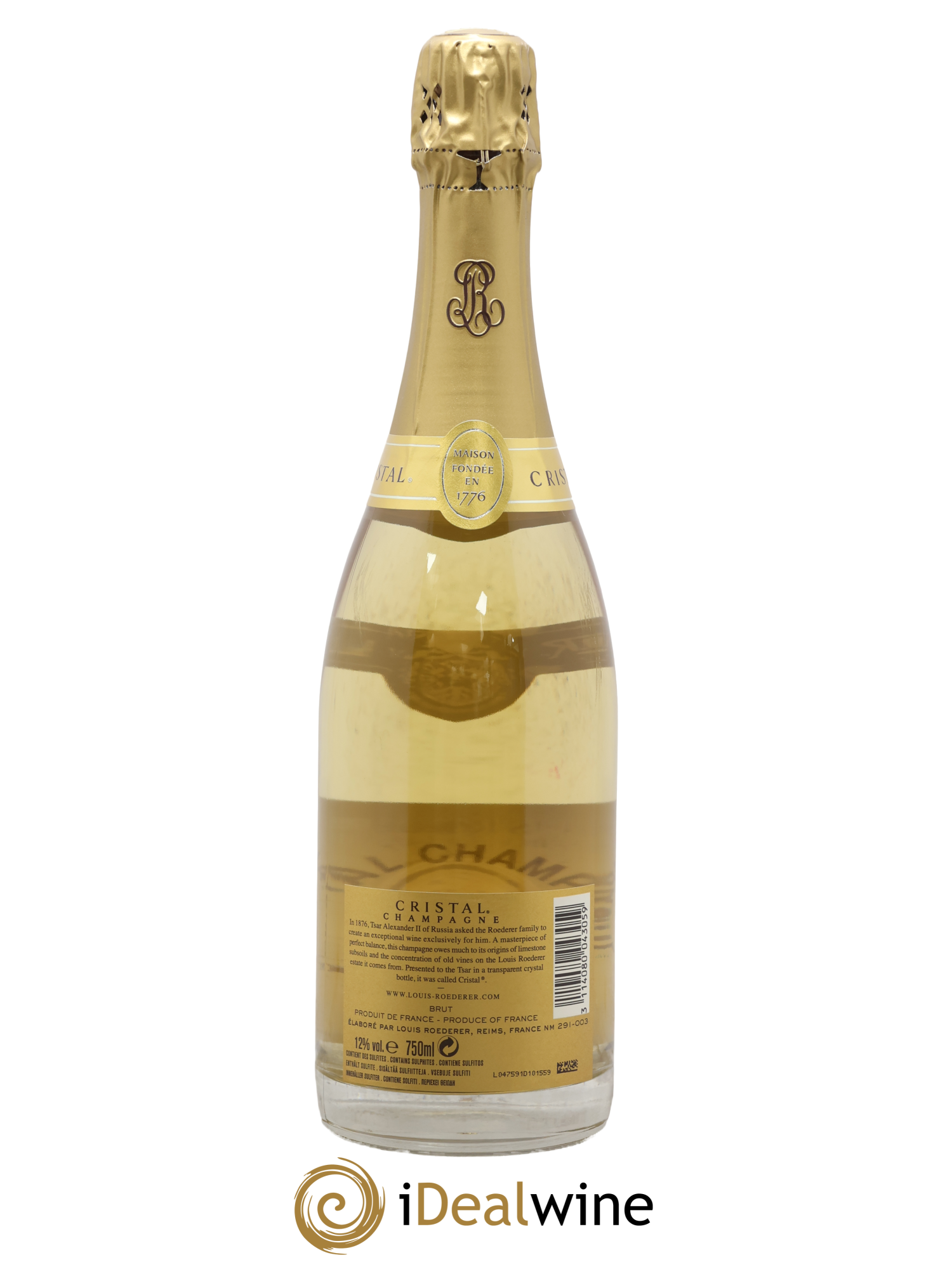 Cristal Louis Roederer 2008 - Lot de 1 bouteille - 1