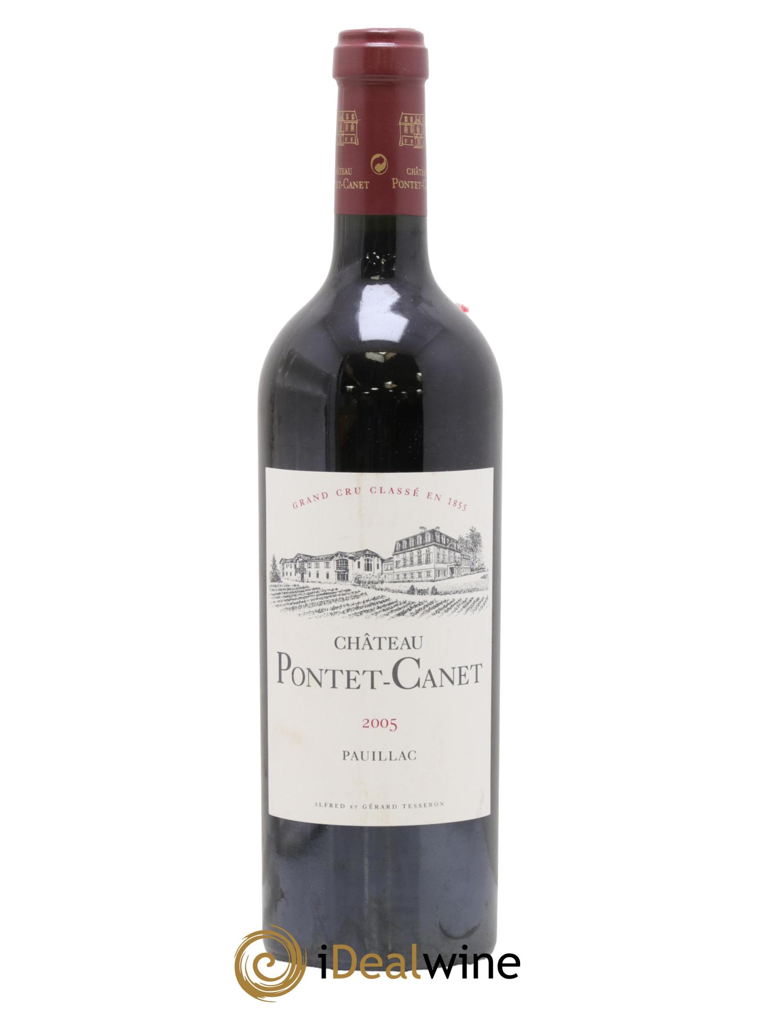 Château Pontet Canet 5ème Grand Cru Classé 2005 - Lot de 1 bouteille - 0