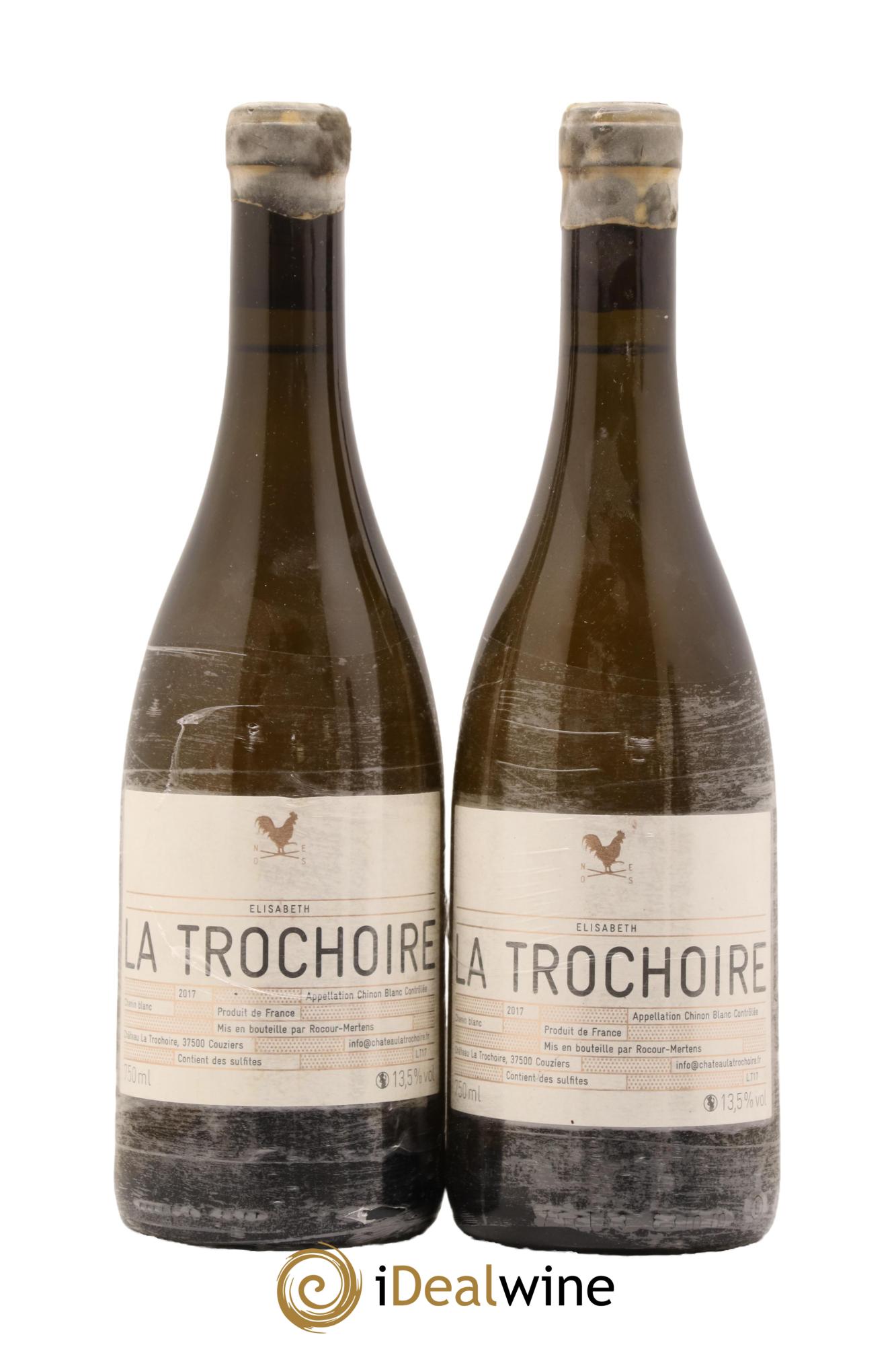Chinon Elisabeth La Trochoire 2017 - Lot de 2 bouteilles - 0