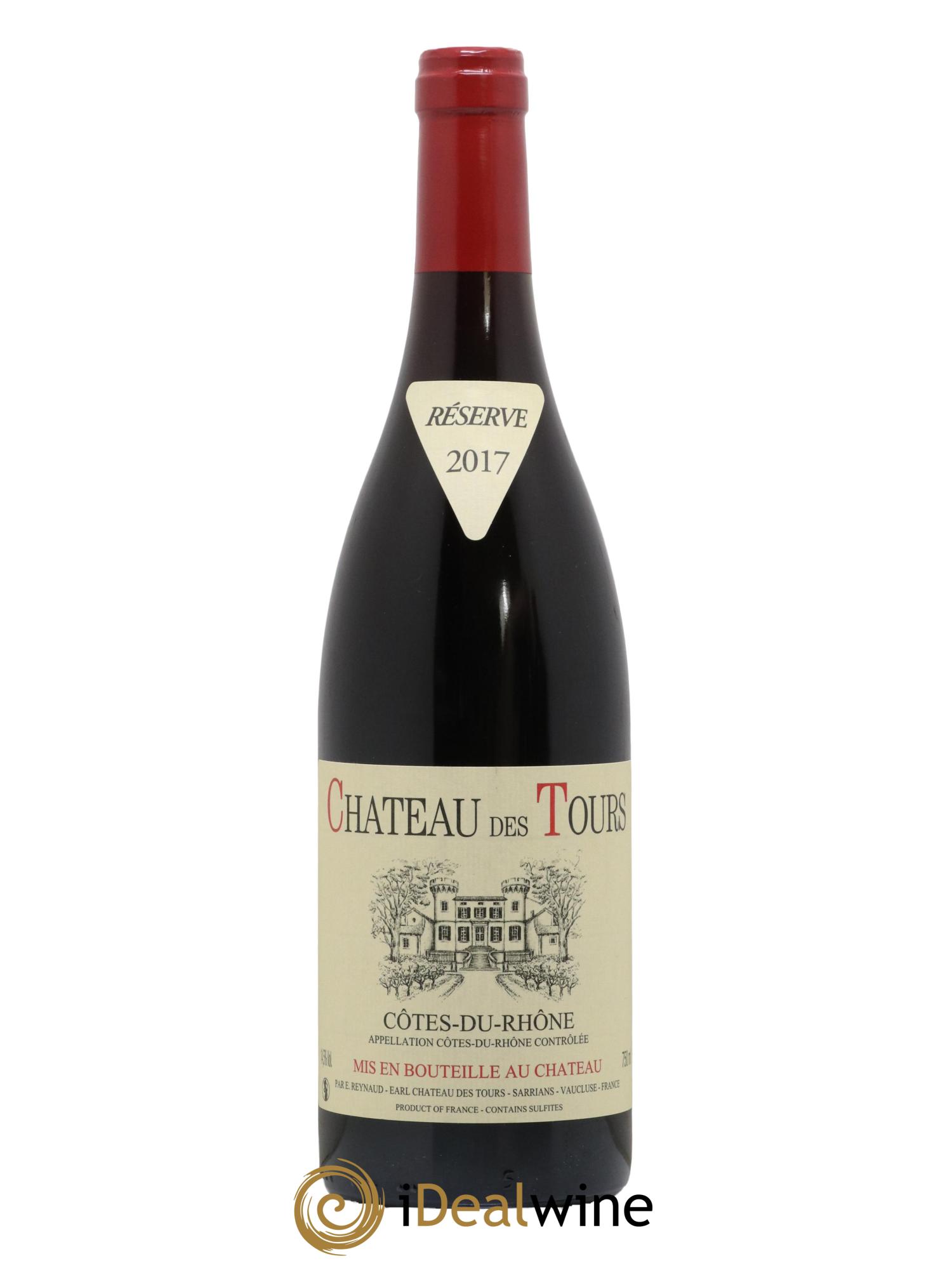 Côtes-du-Rhône Château des Tours Emmanuel Reynaud 2017 - Lot de 1 bouteille - 0