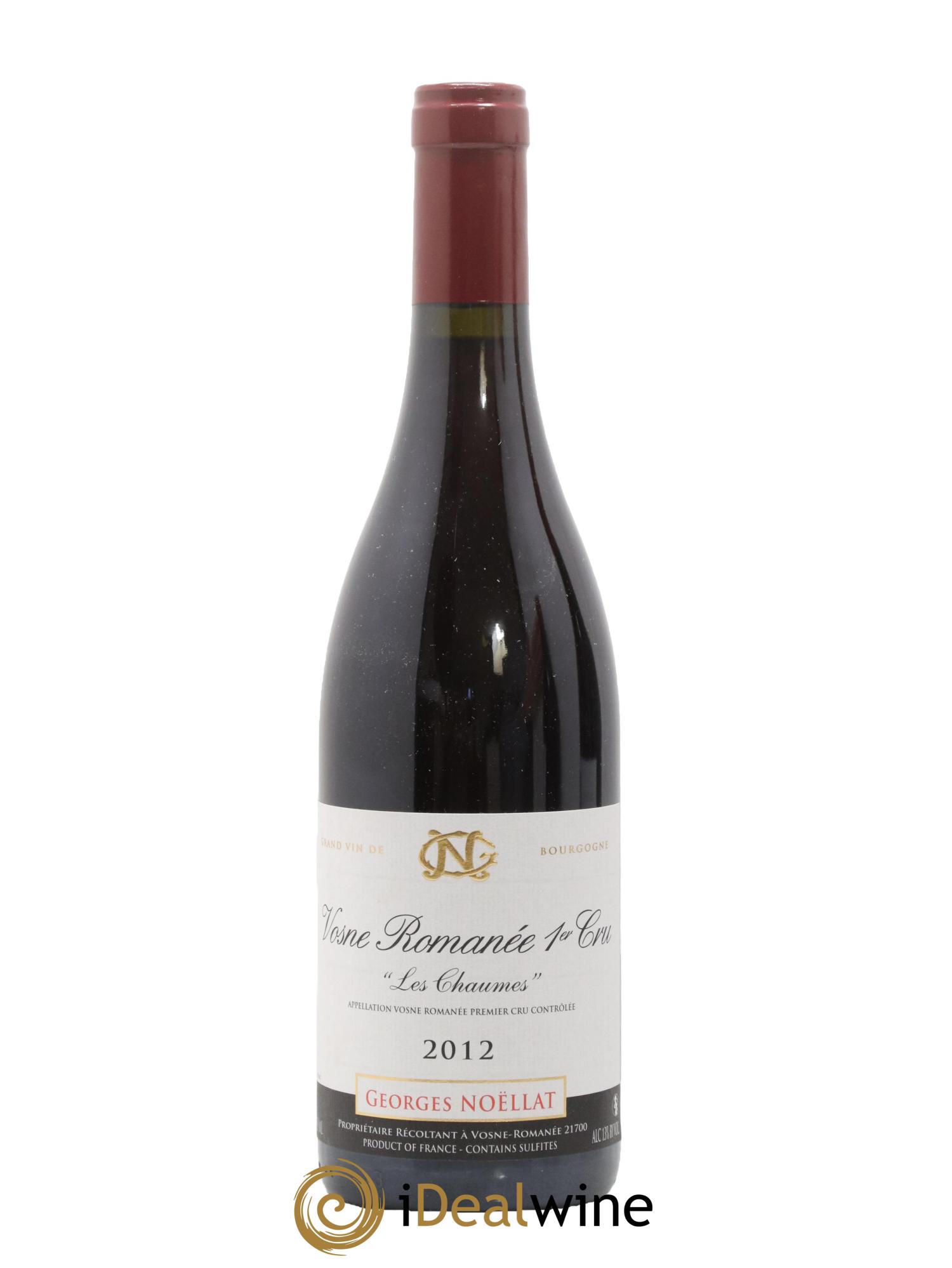 Vosne-Romanée 1er Cru Les Chaumes Georges Noëllat (Domaine) 2012 - Lot de 1 bouteille - 0