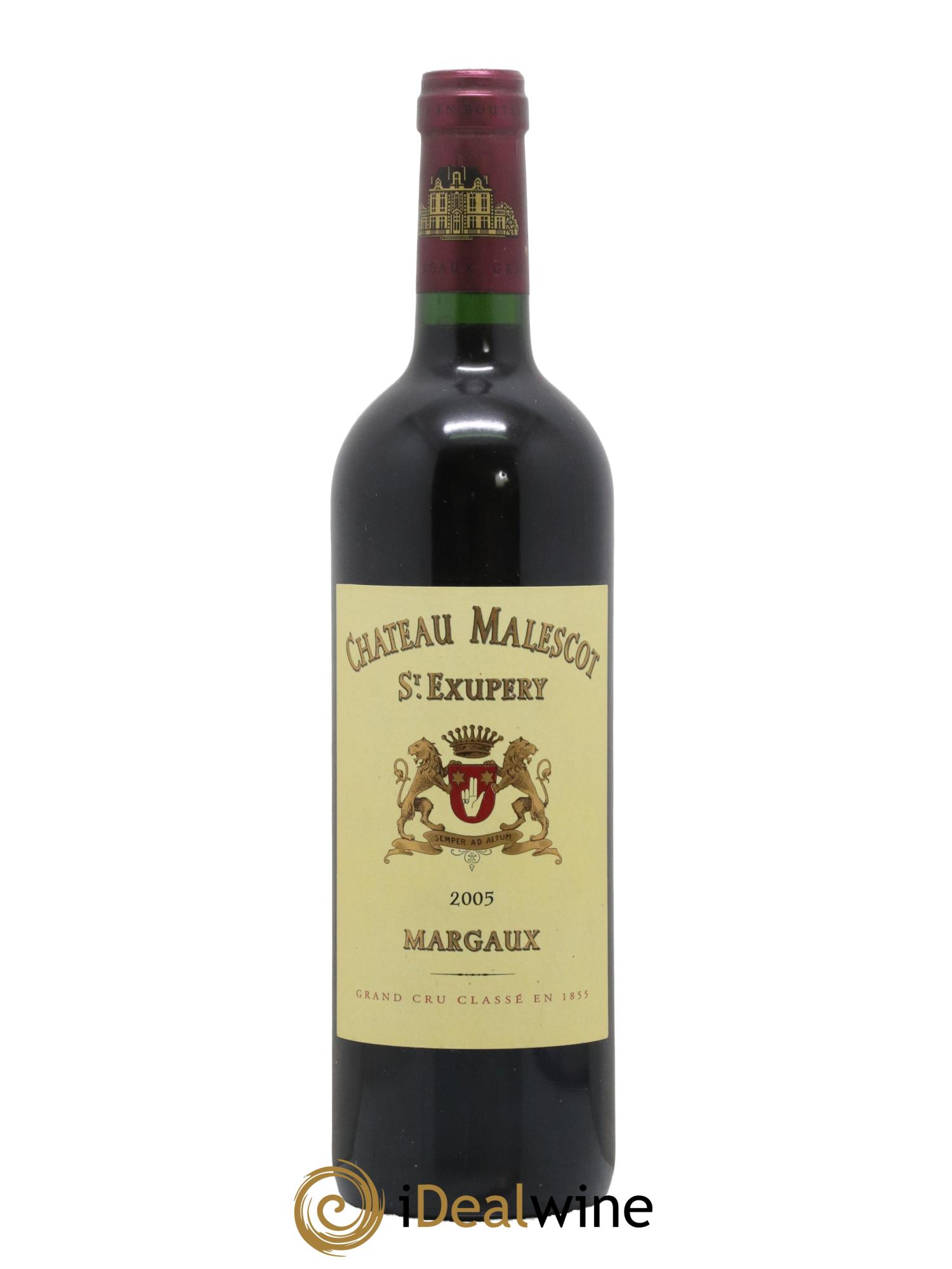 Château Malescot Saint-Exupéry 3ème Grand Cru Classé 2005 - Lot de 1 bouteille - 0