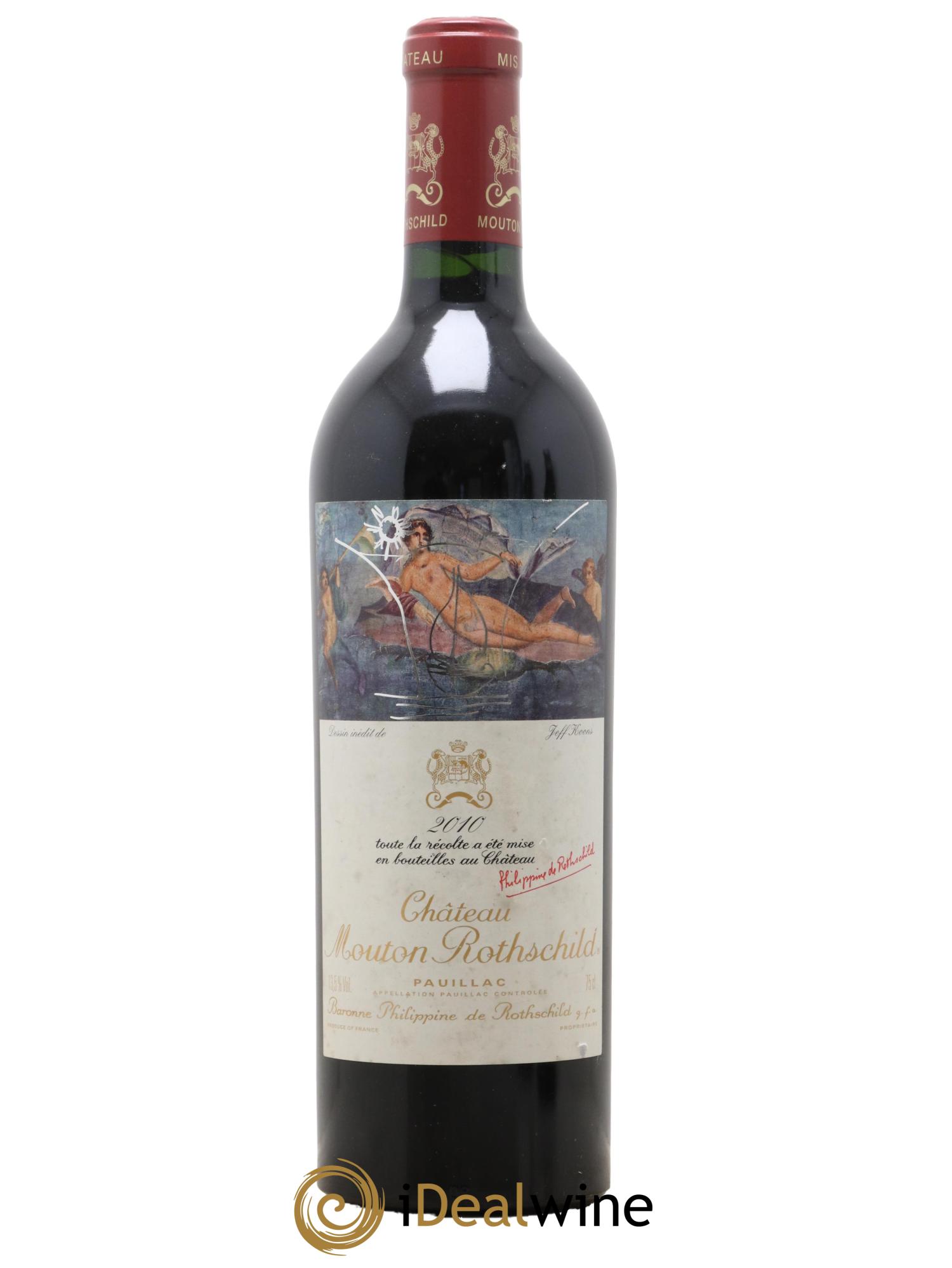 Château Mouton Rothschild 1er Grand Cru Classé 2010 - Lot de 1 bouteille - 0