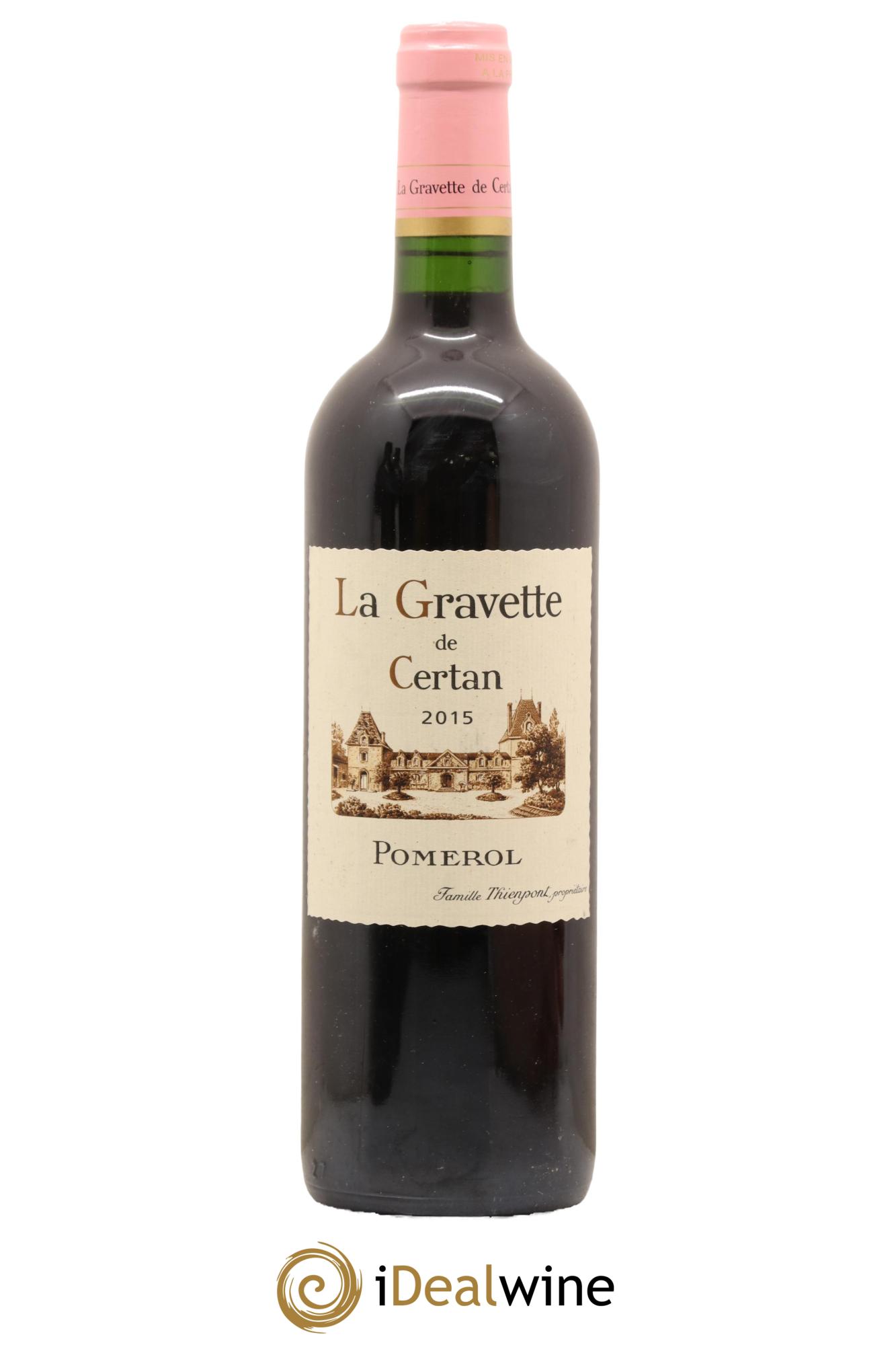La Gravette de Certan 2015 - Lot de 1 bouteille - 0