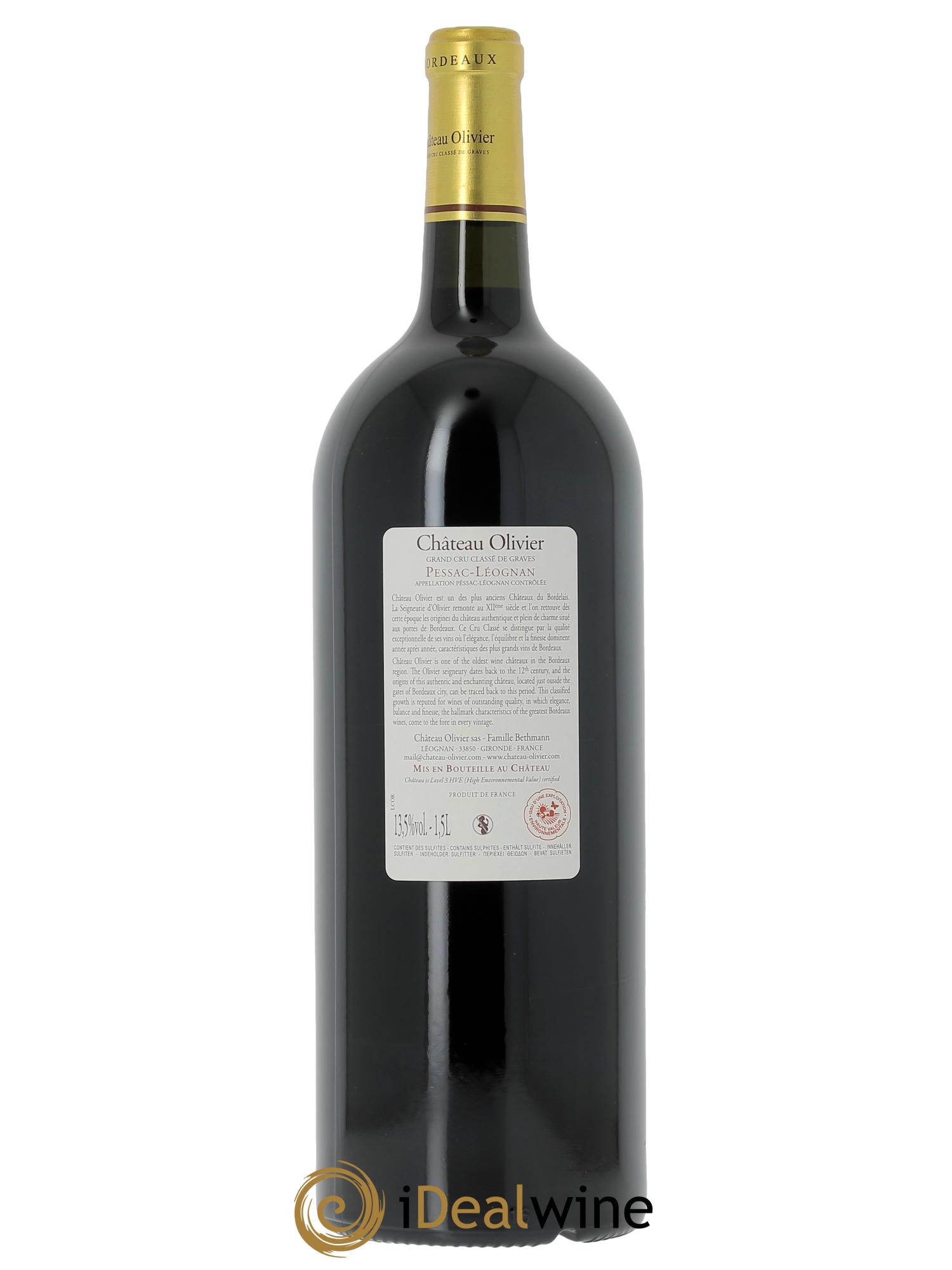 Château Olivier Cru Classé de Graves (CBO à partir de 6 mgs) 2023 - Lot de 1 magnum - 1