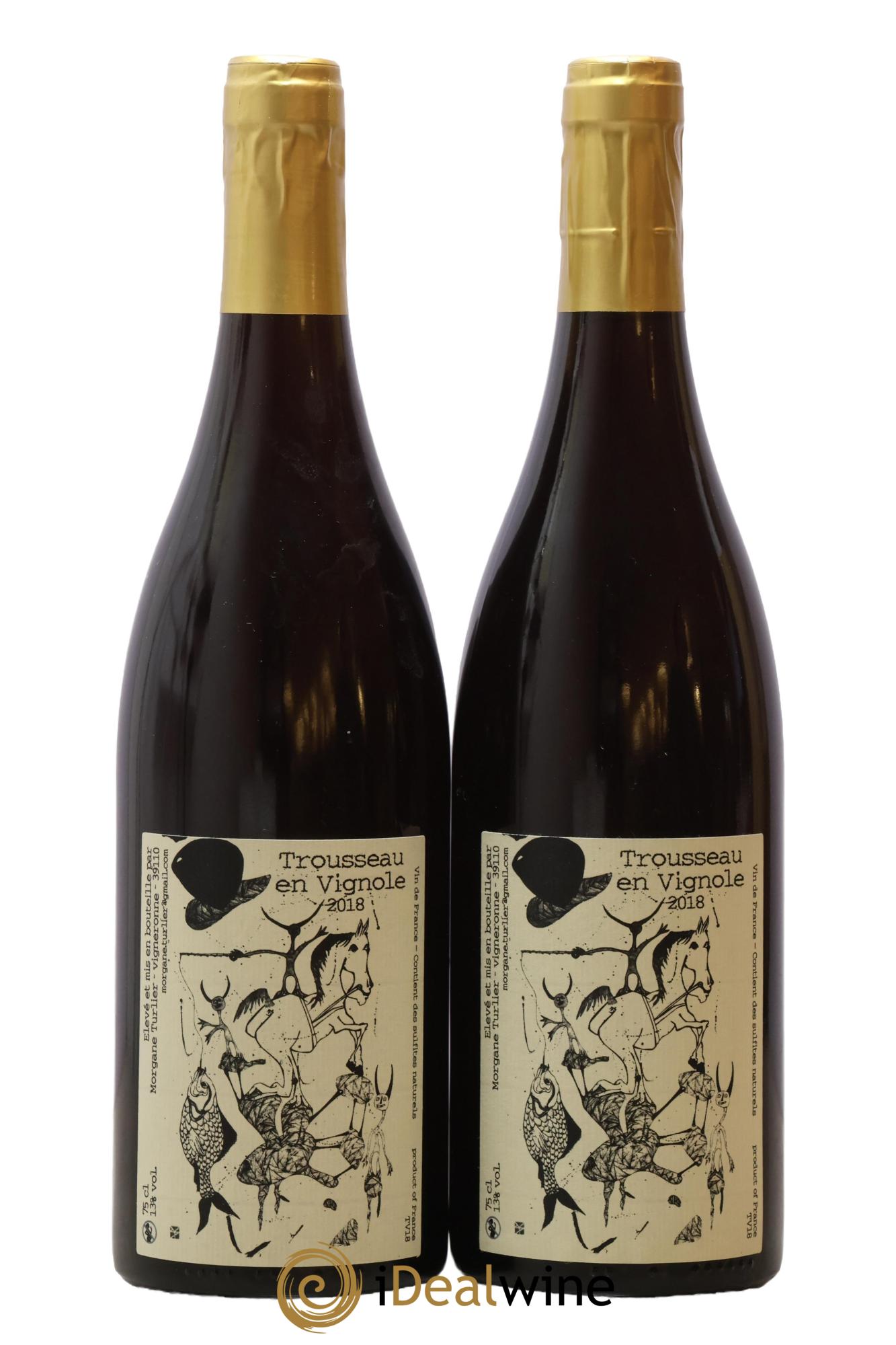 Vin de France Trousseau en Vignole Morgane Turlier 2018 - Lotto di 2 bottiglie - 0