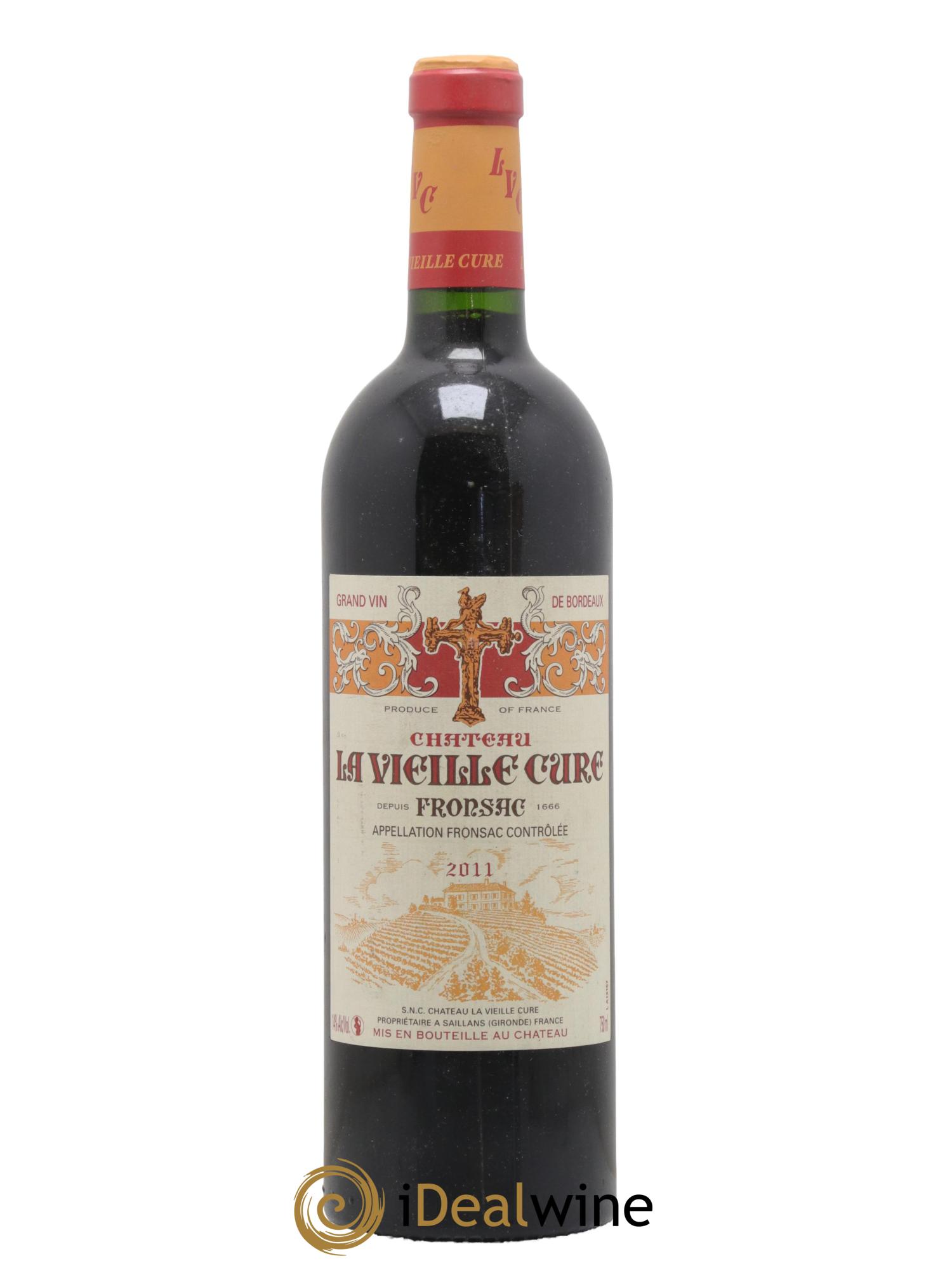Château La Vieille Cure 2011 - Lot de 1 bouteille - 0