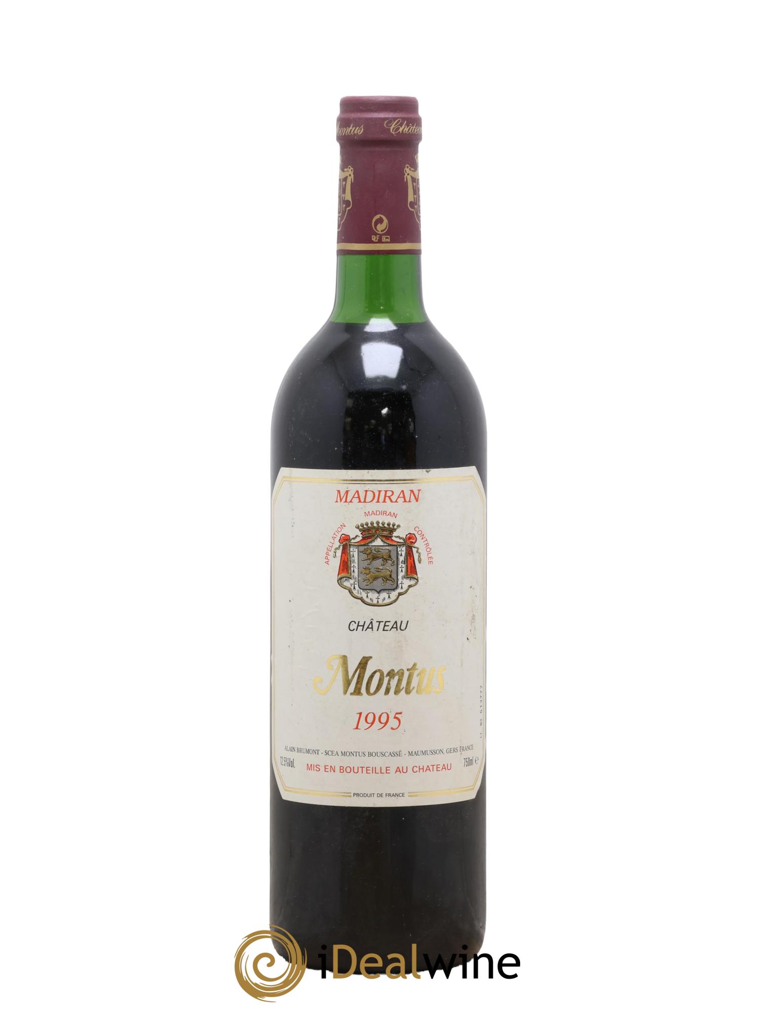 Madiran Château Montus Alain Brumont 1995 - Lot of 1 bottle - 0