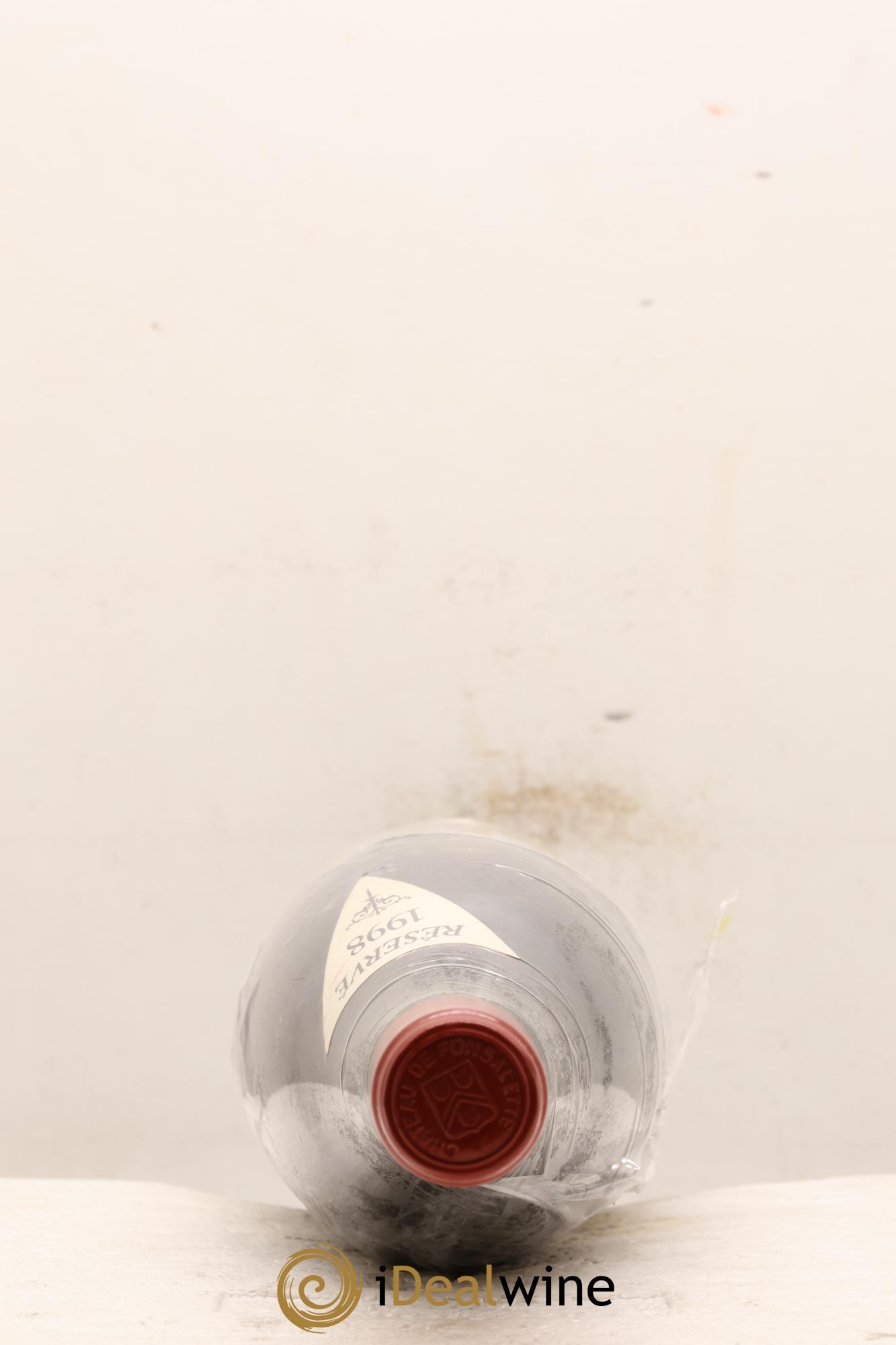 Côtes-du-Rhône Cuvée Syrah Château de Fonsalette 1998 - Lote de 1 botella - 1