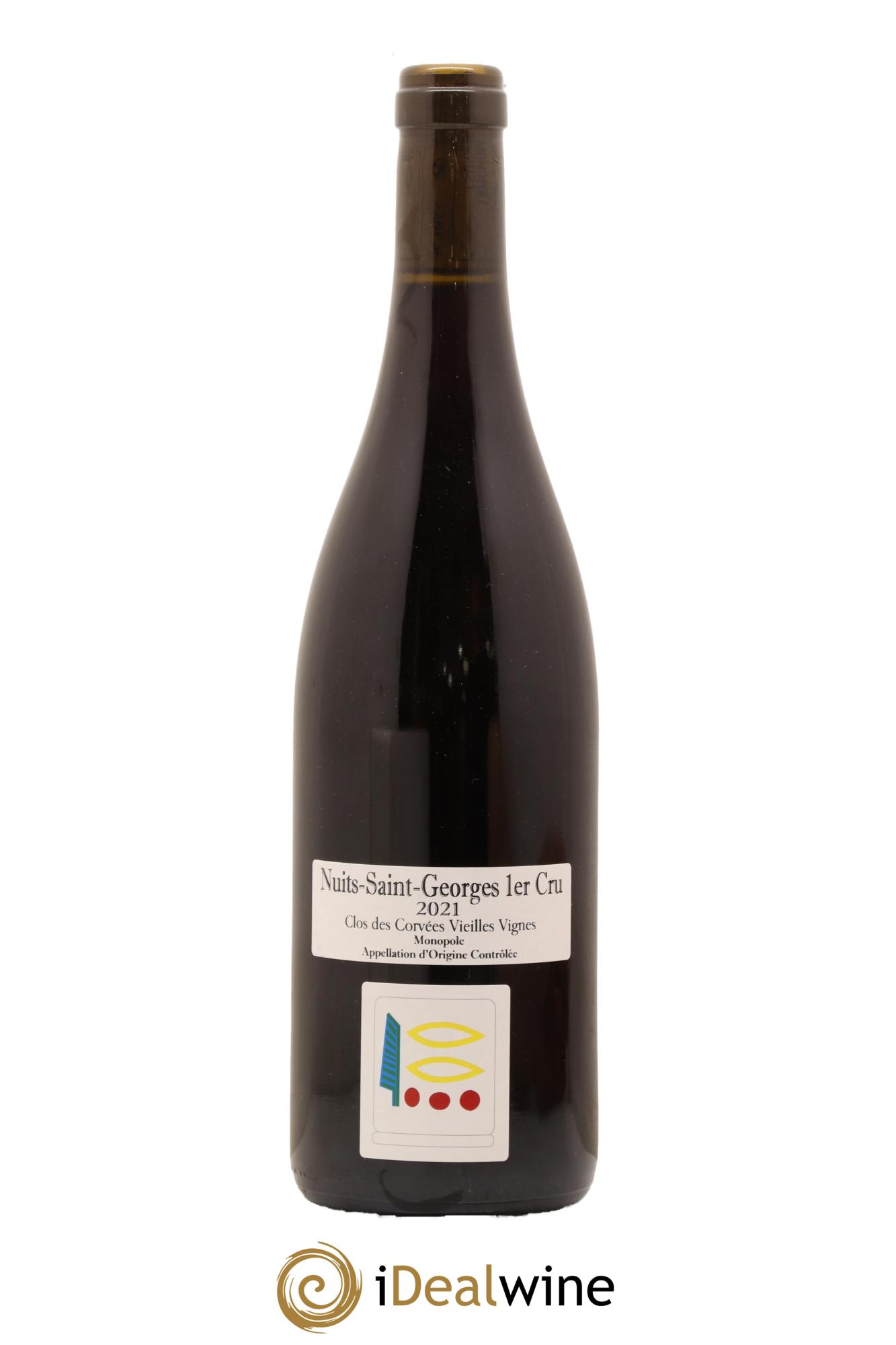 Nuits-Saint-Georges 1er Cru Le Clos des Corvées Vieilles Vignes Prieuré Roch 2021 - Lot de 1 bouteille - 0