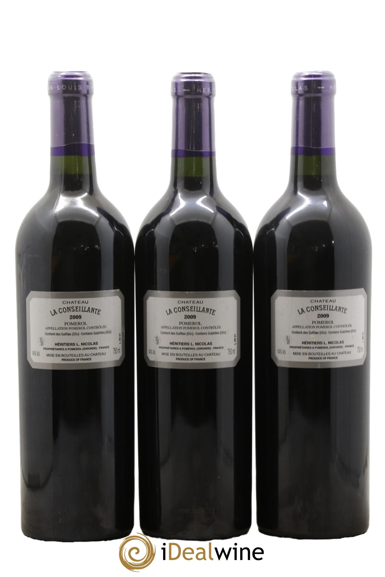 Château la Conseillante 2009 - Lot of 3 bottles - 1