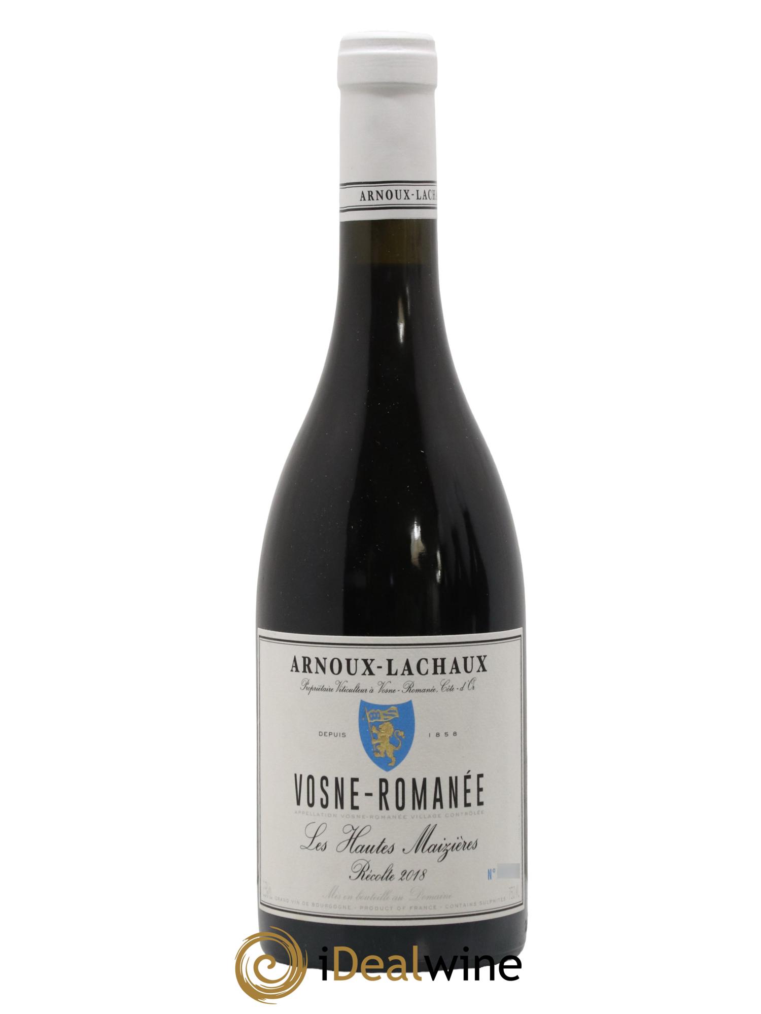 Vosne-Romanée Les Hautes Maizières Arnoux-Lachaux (Domaine)  2018 - Lot de 1 bouteille - 0
