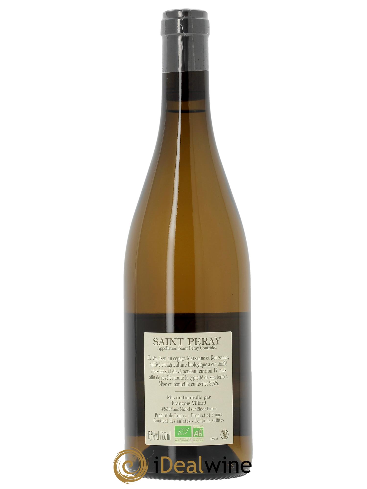 Saint-Péray Version Longue François Villard  2023 - Lot de 1 bouteille - 1