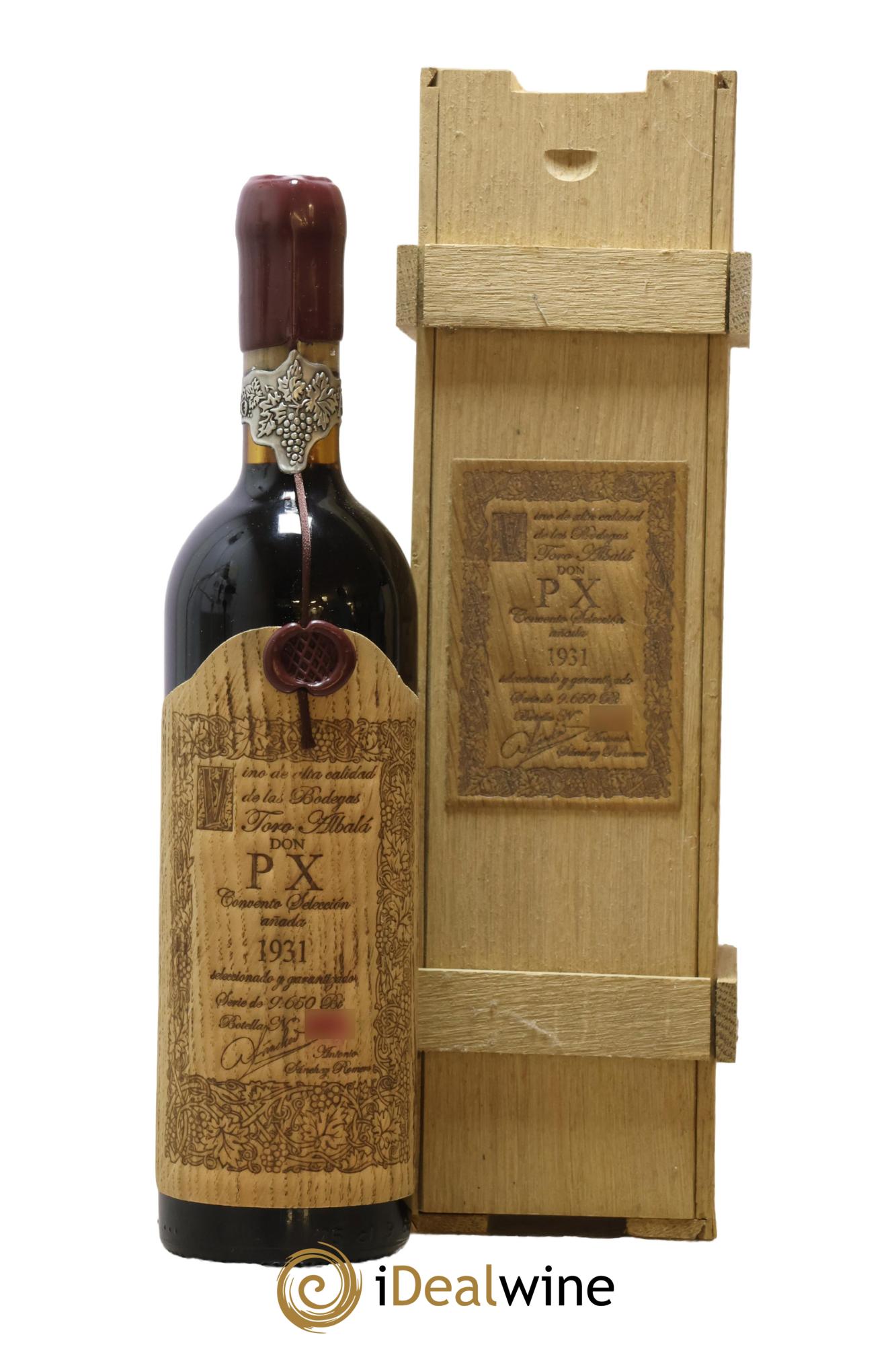 Montilla Moriles Don PX Convento Seleccion Toro Albala 1931 - Lot de 1 bouteille - 0